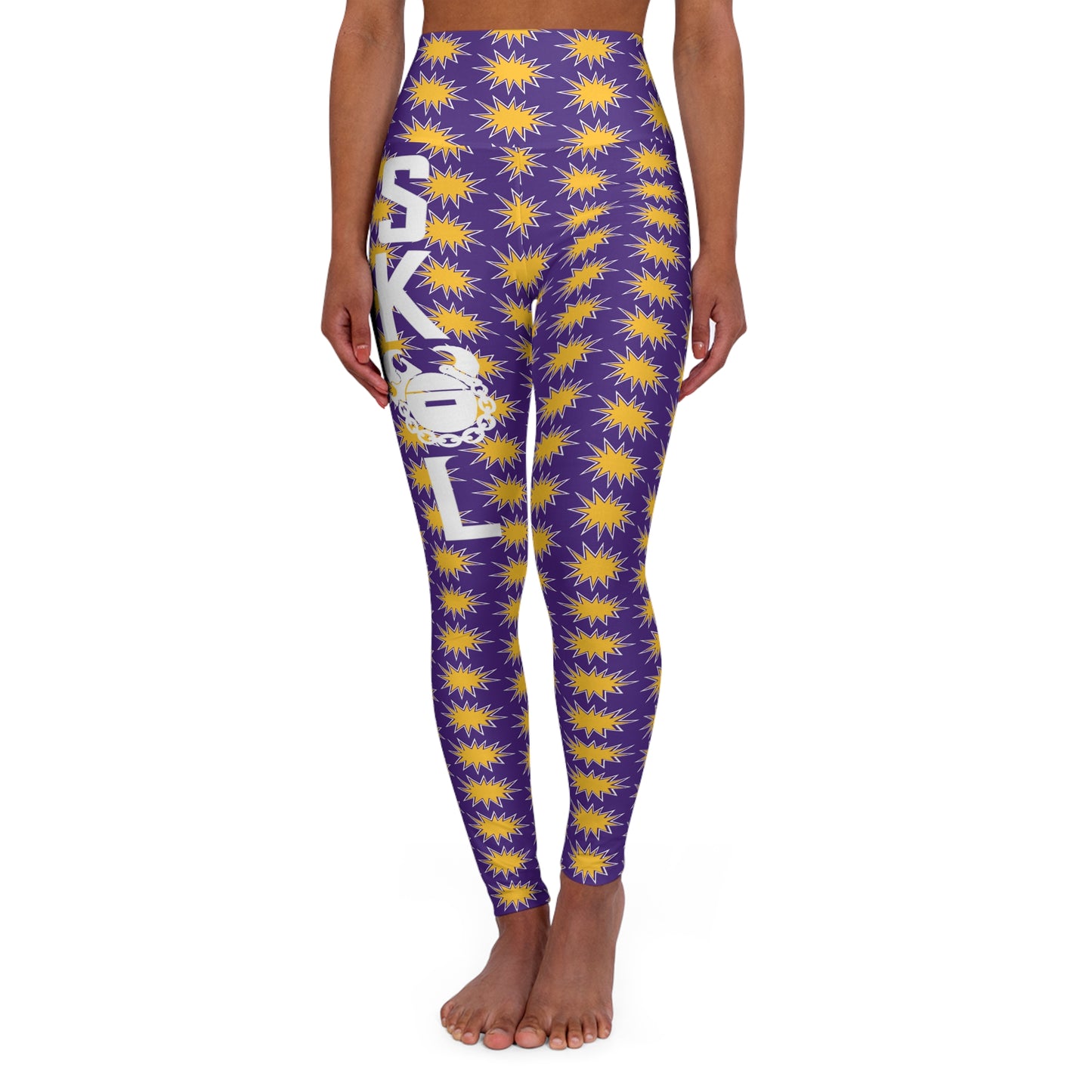 High Waisted Yoga Leggings - BOOM BOOM