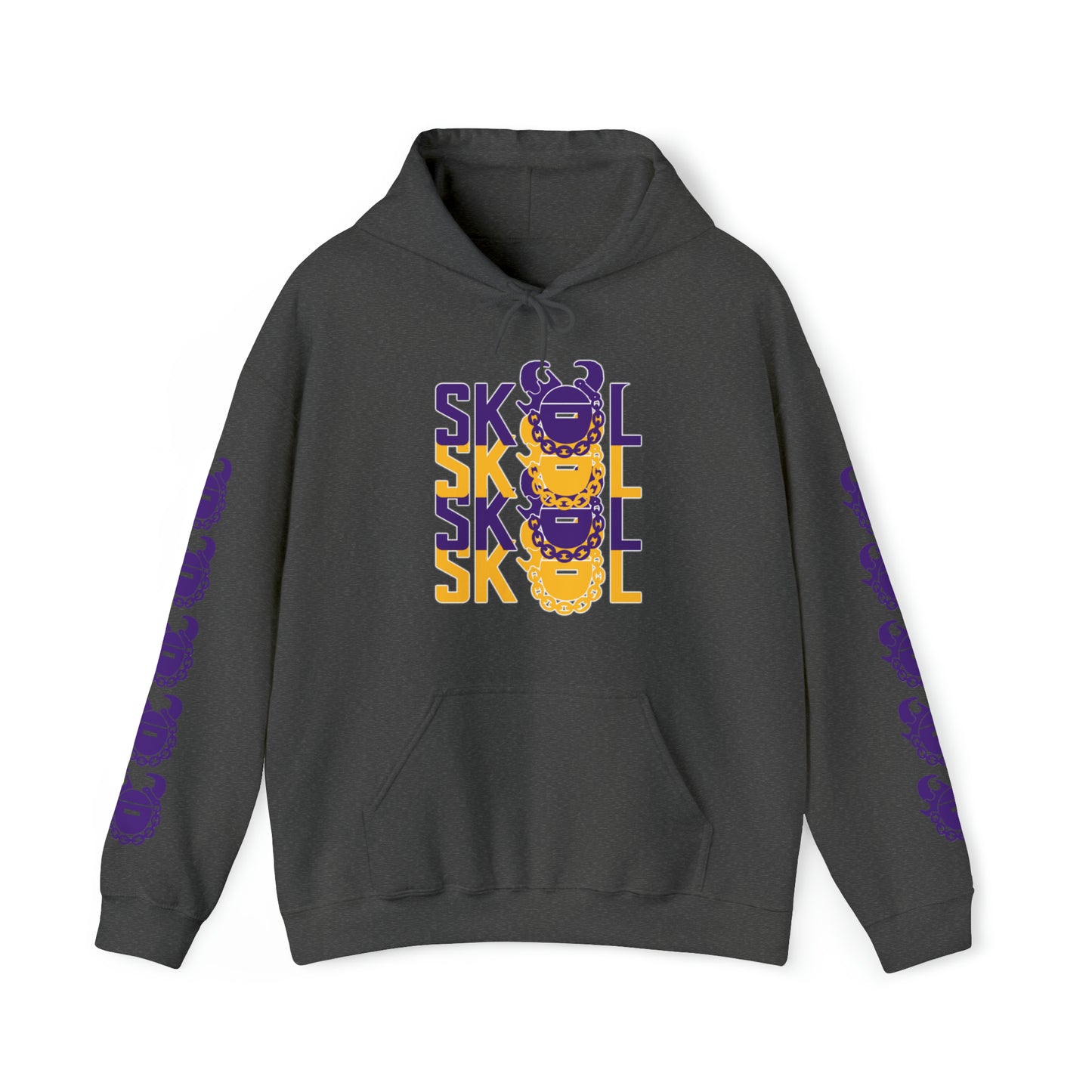 Unisex Heavy Blend™ Hooded Sweatshirt - 4x + Game Day Helmet (Sleeves)