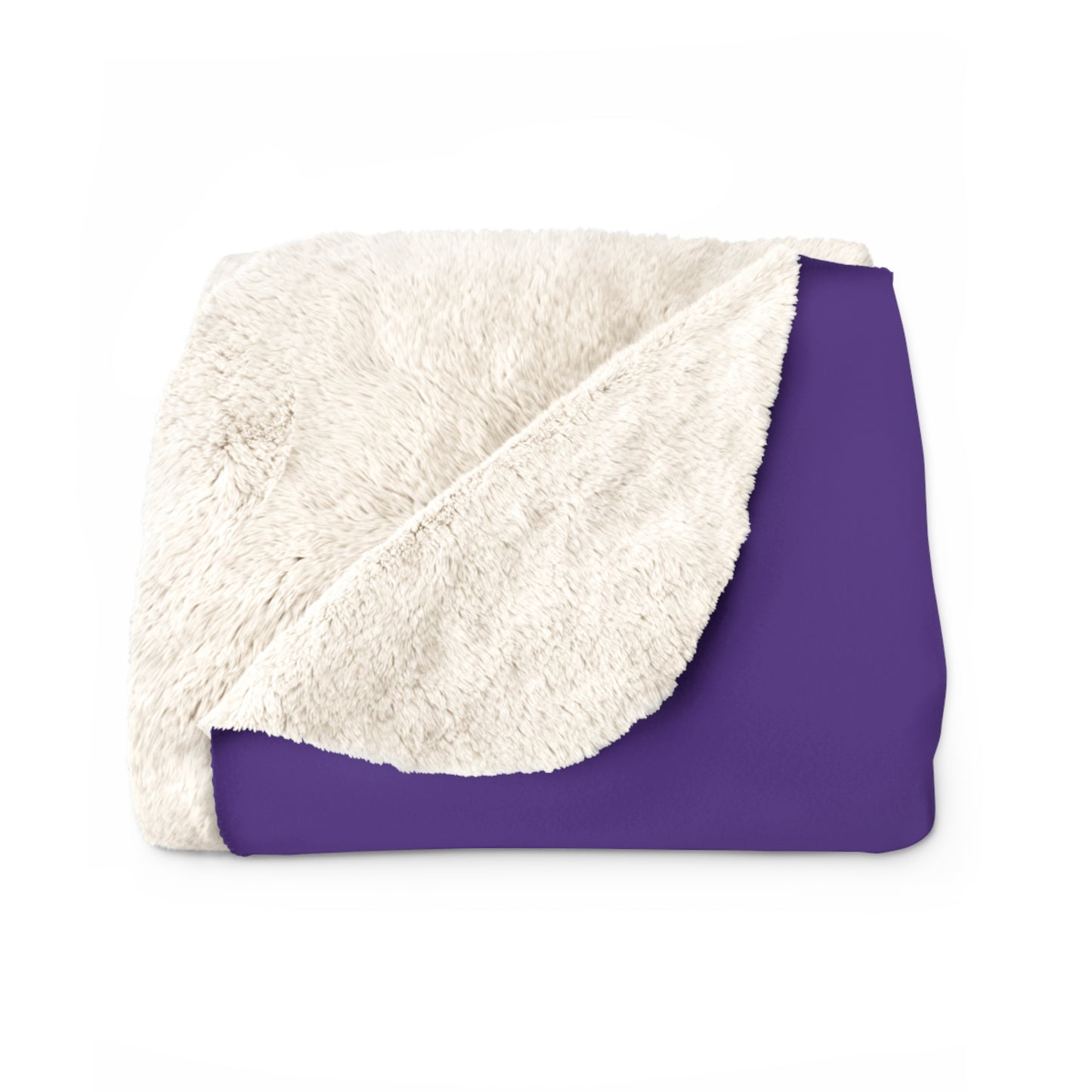 Sherpa Fleece Blanket - Purple/Gold - Get OUTTA Here