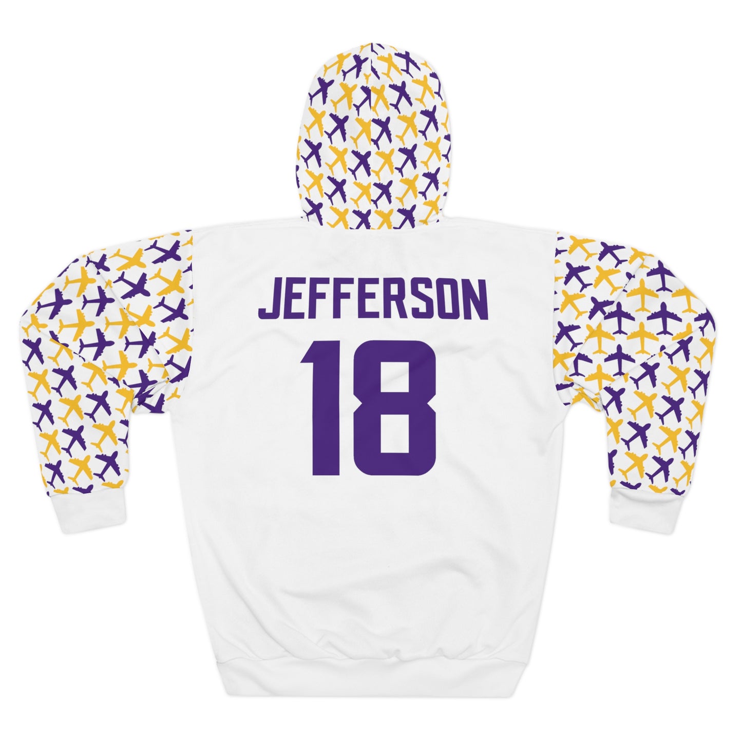 Unisex Pullover Hoodie - Jet Planes - Jersey #18