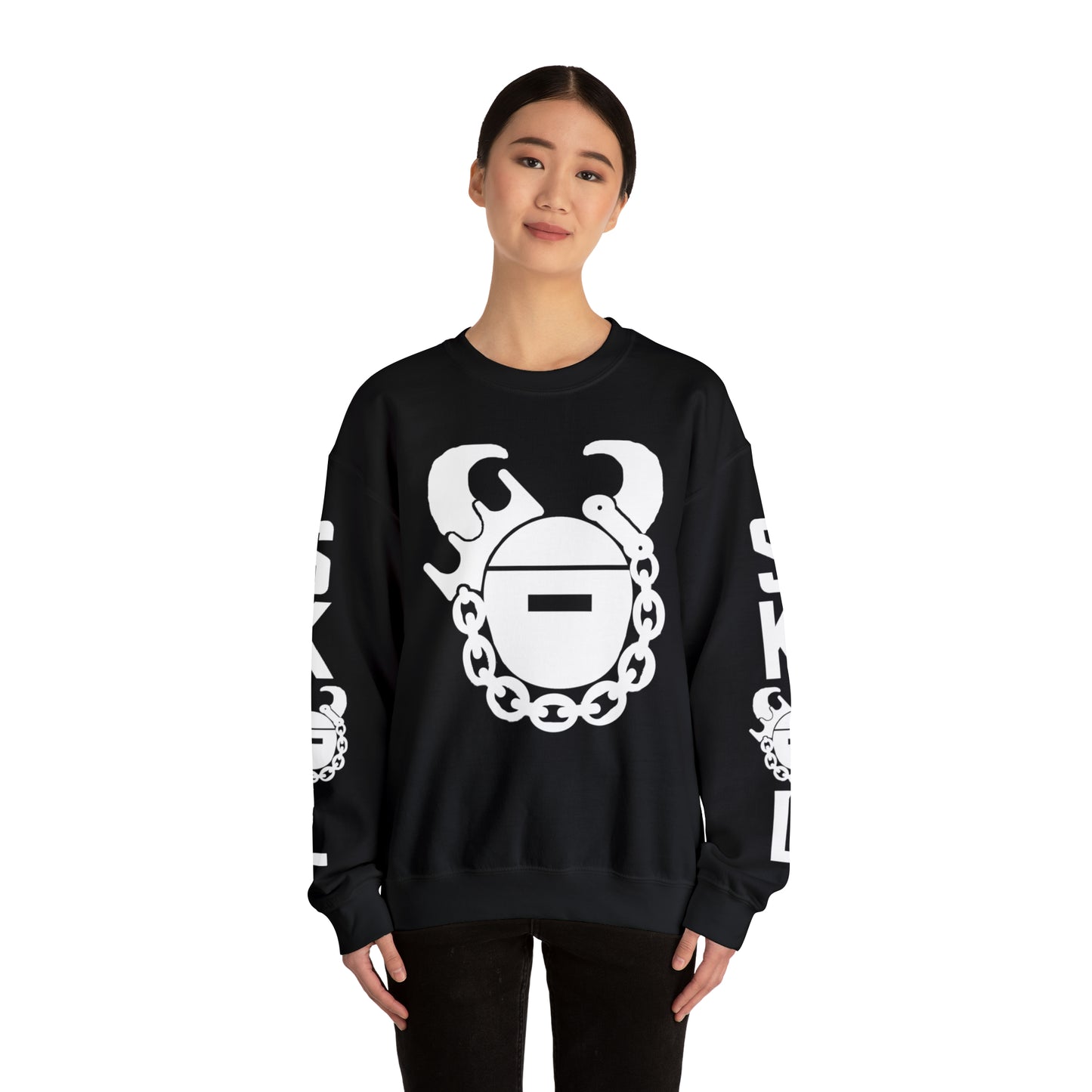 Unisex Heavy Blend™ Crewneck - Game Day Helmet + The Original (Sleeves)