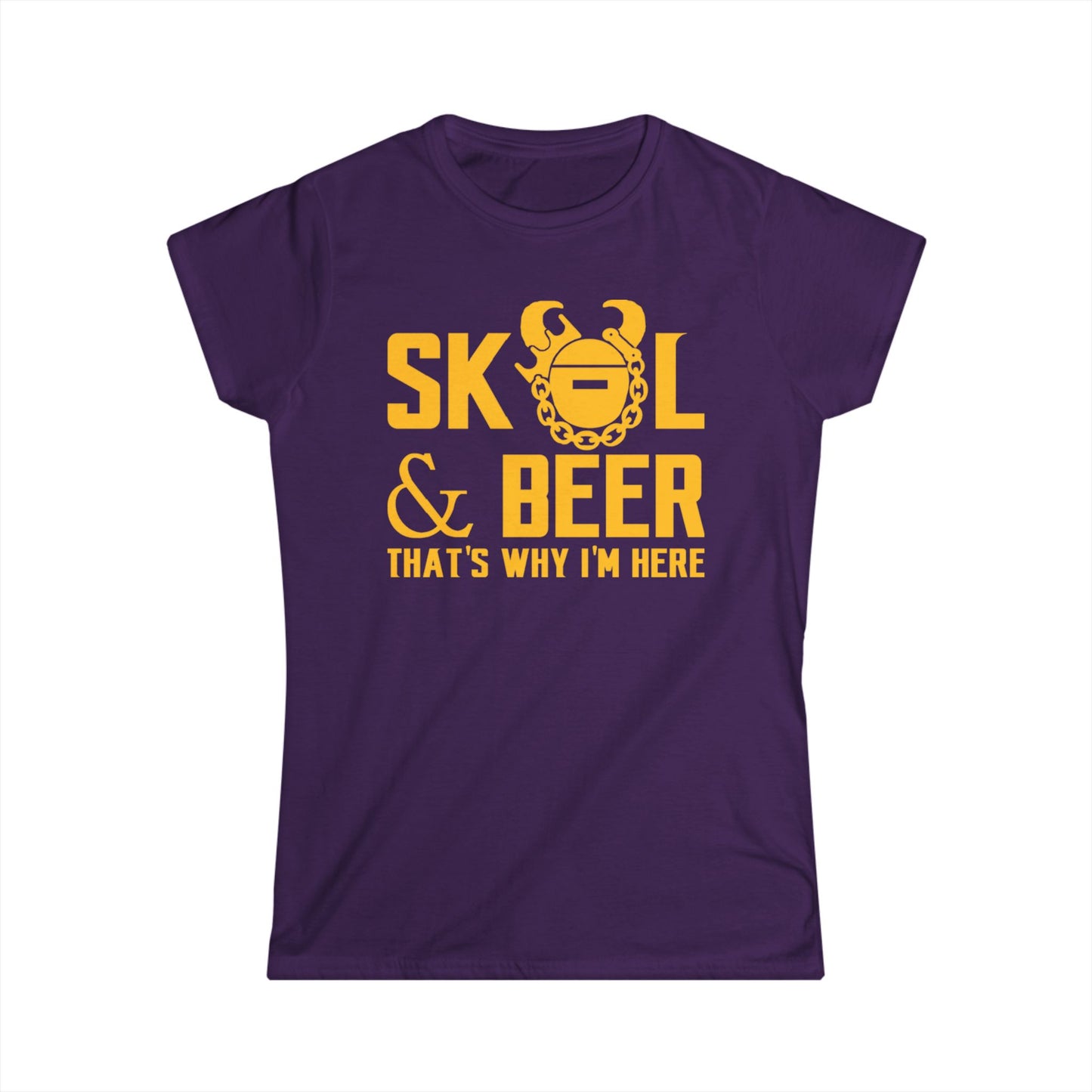 Women's Softstyle Tee - Football & BEER