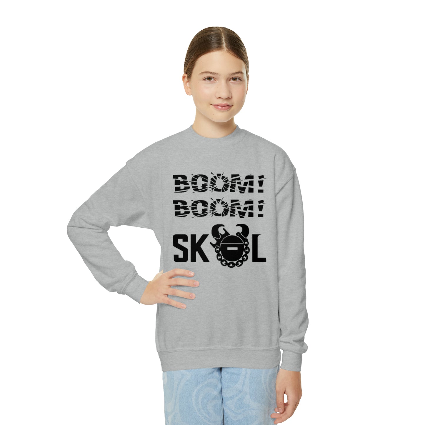 Youth Crewneck - BOOM! BOOM!