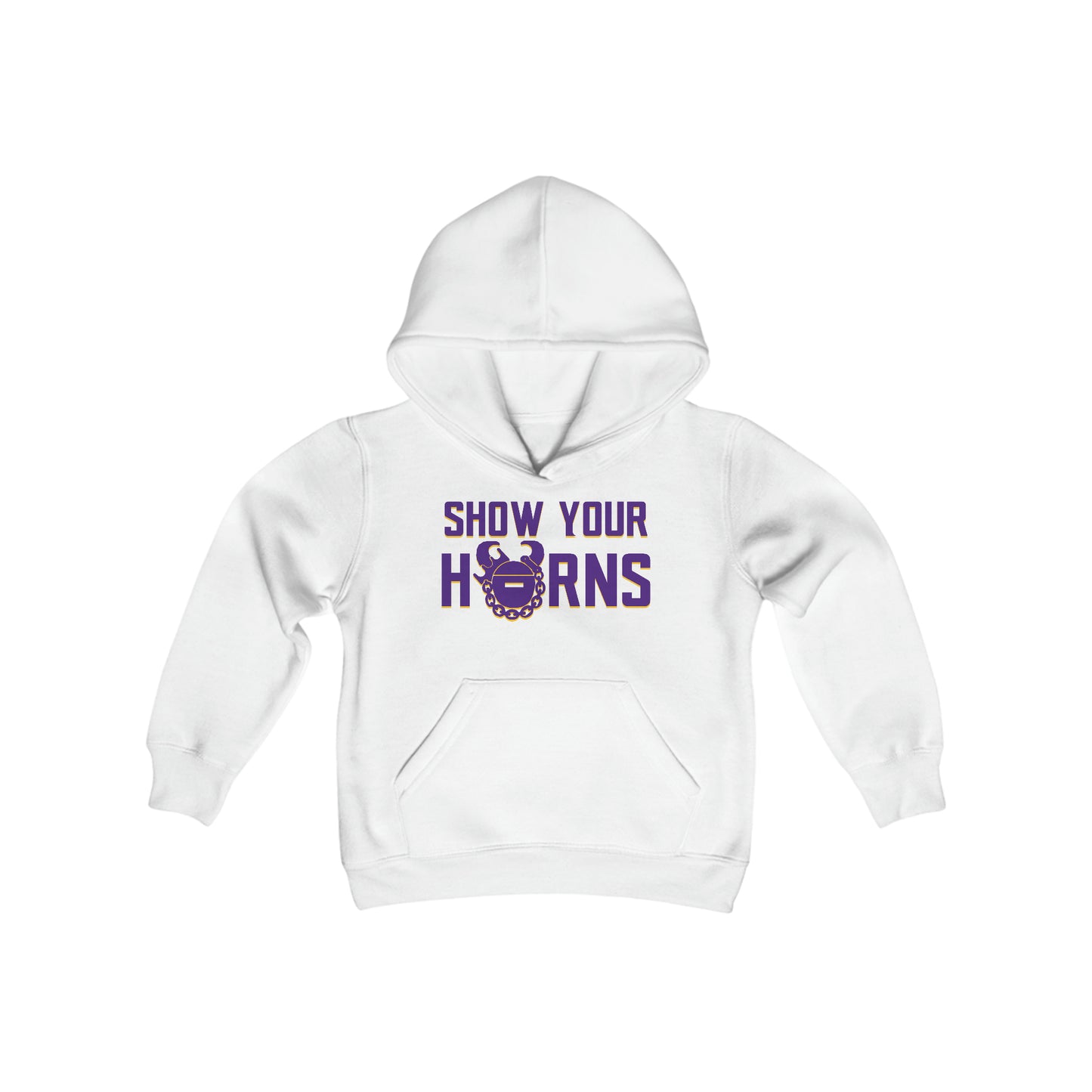 Youth Heavy Blend Hoodie - Show Your Horns