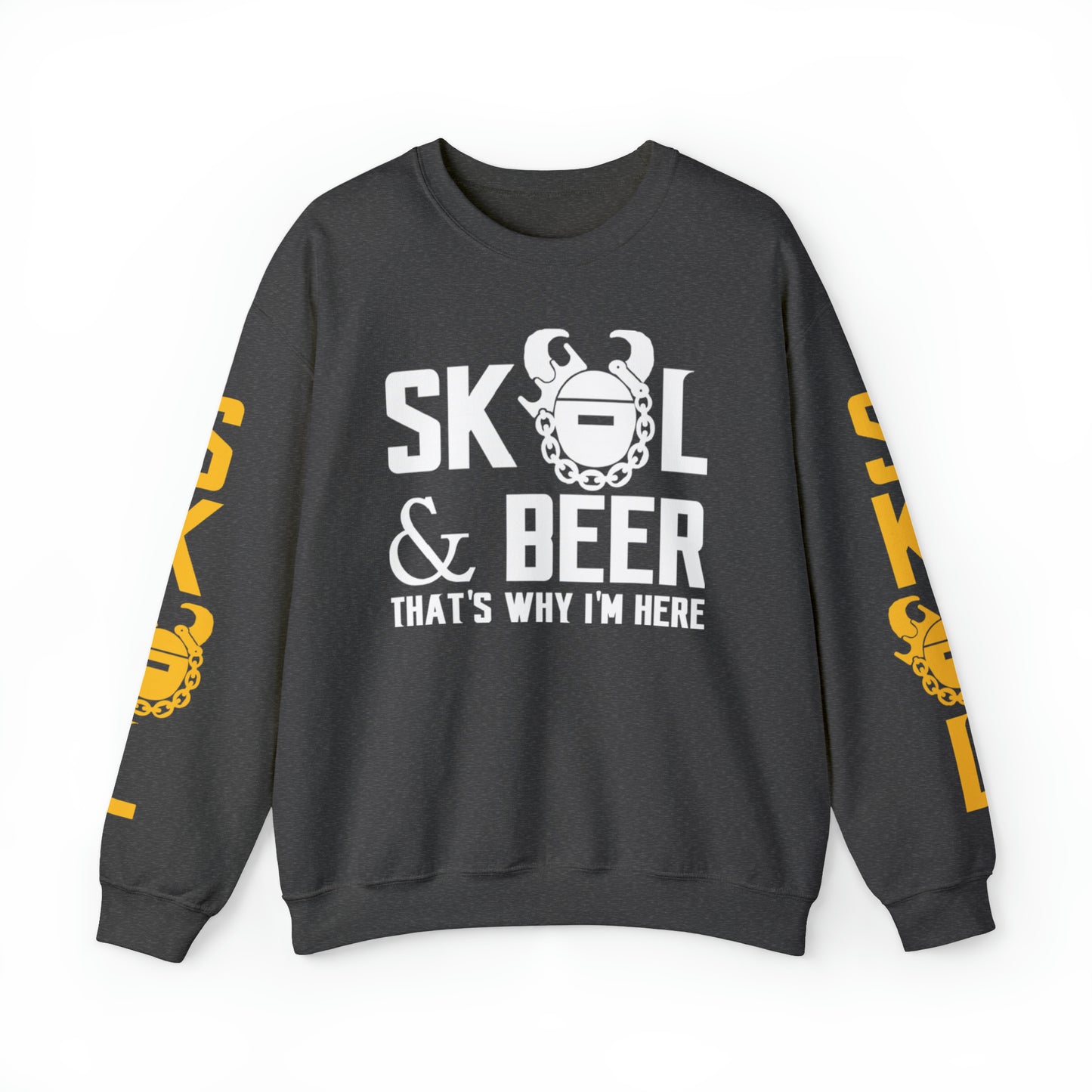 Unisex Heavy Blend™ Crewneck - & BEER + The Original (Sleeves)
