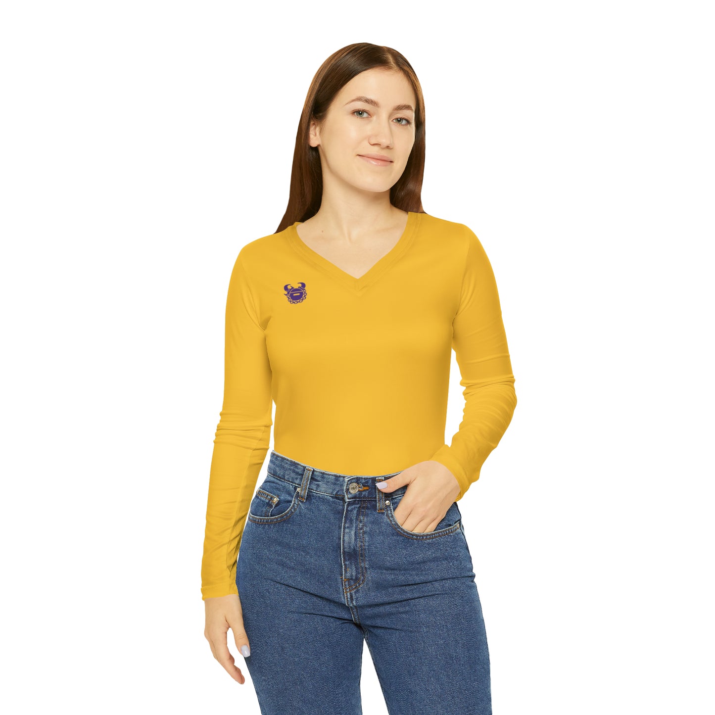 Women's Long Sleeve V-neck Shirt - Husband for Tickets