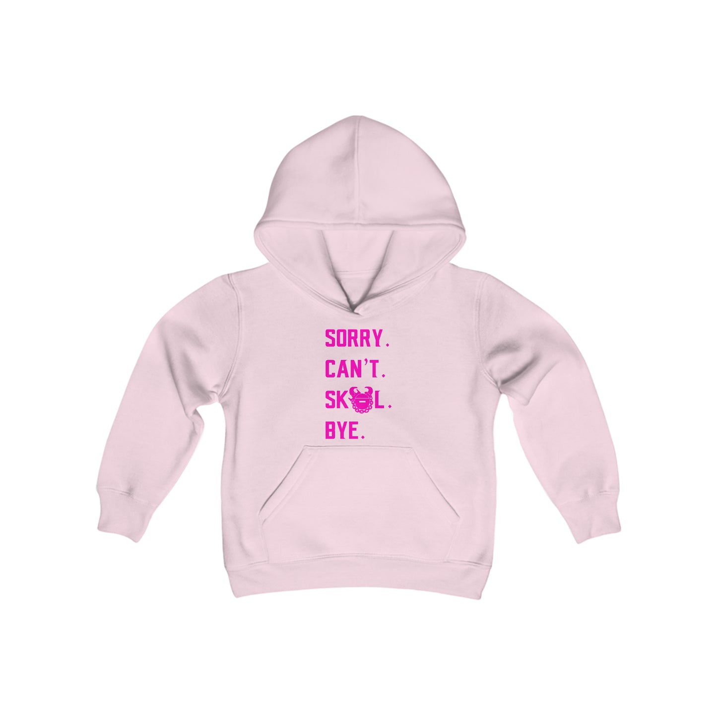 Youth Heavy Blend Hoodie - Sorry. Can't. Bye.