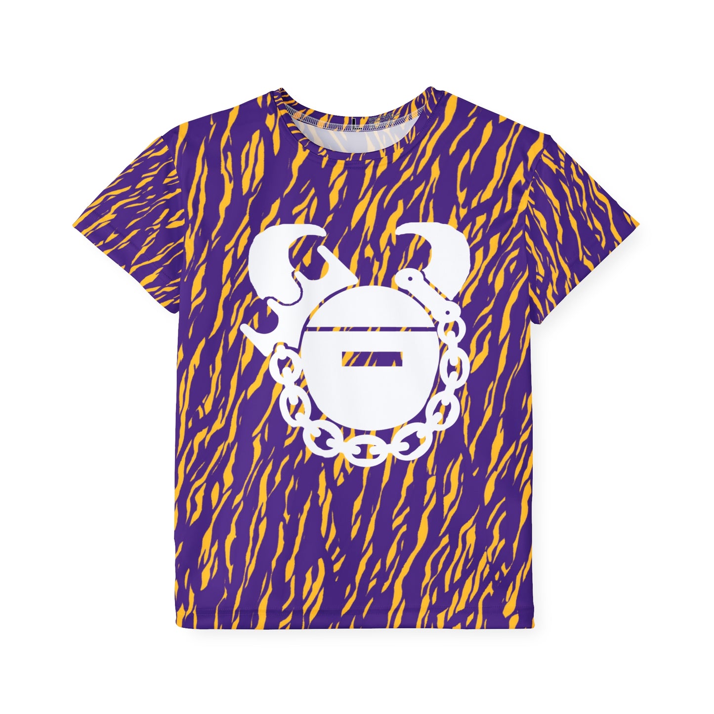 Kids Sports Jersey (Zebra Print) - Game Day Helmet