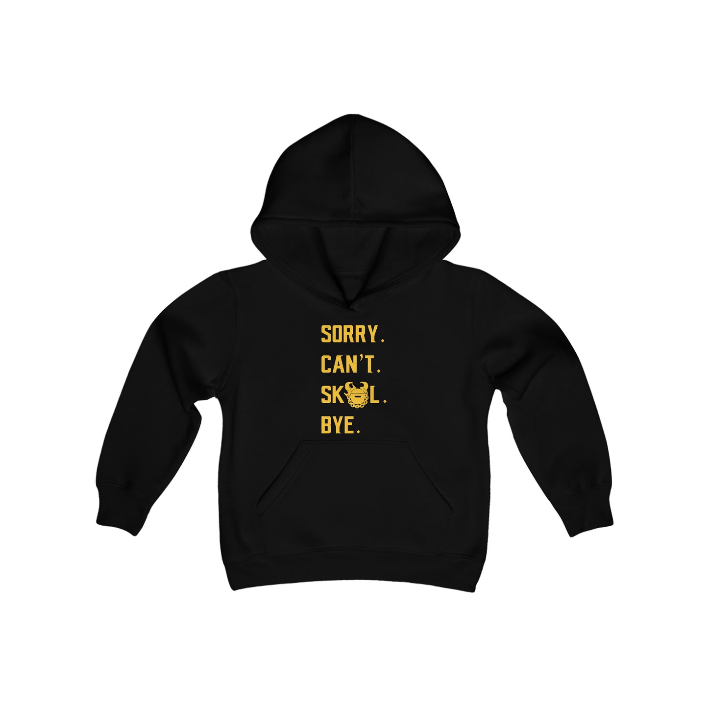 Youth Heavy Blend Hoodie - Sorry. Can't. Bye.