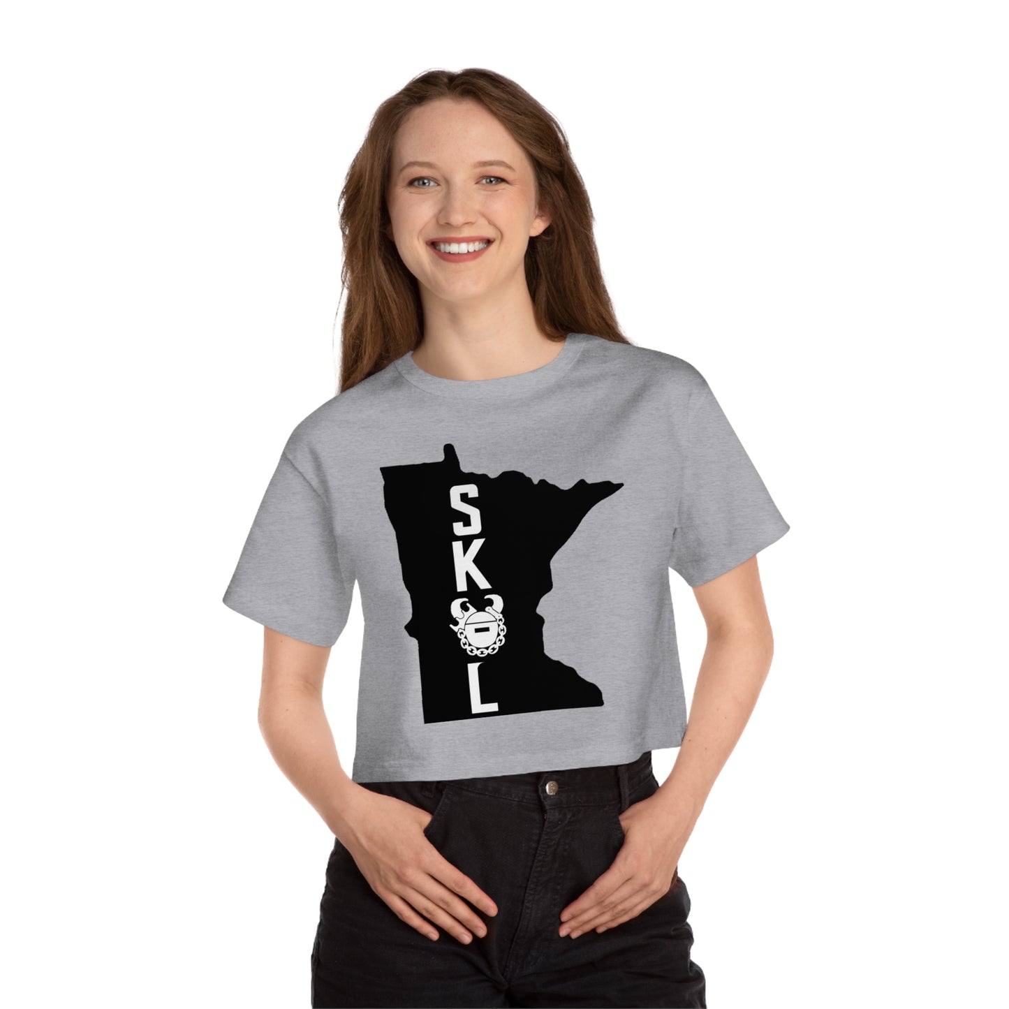 Women's Champion Heritage Cropped Top - Minnesota