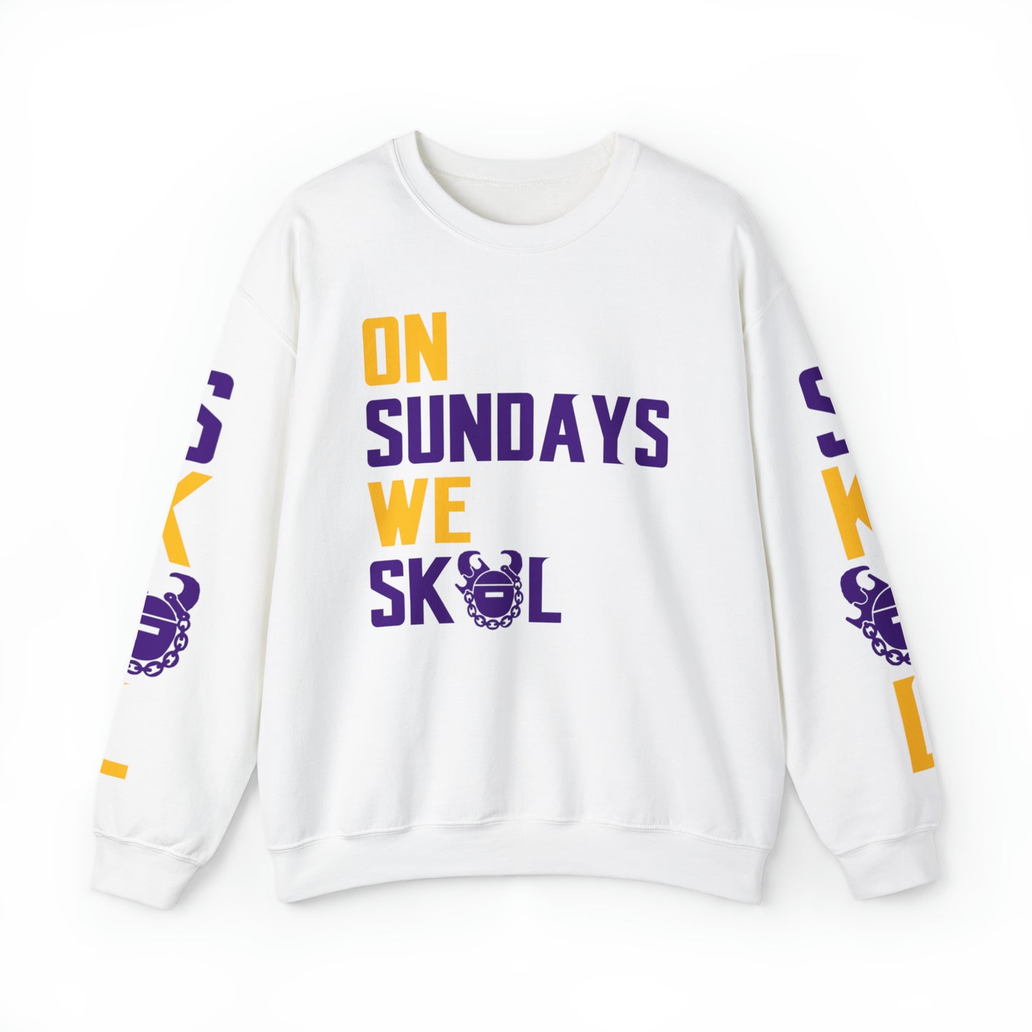 Unisex Heavy Blend™ Crewneck - On Sundays + The Original (Sleeves)