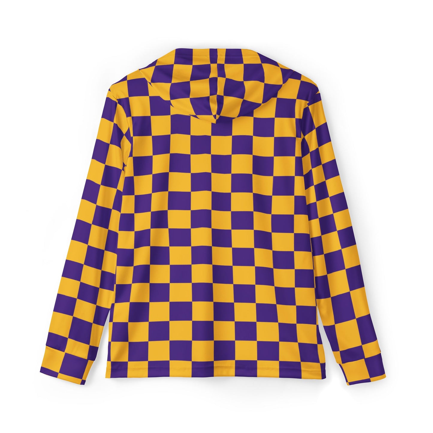 Men's Sports Warmup Hoodie - Checkerboard