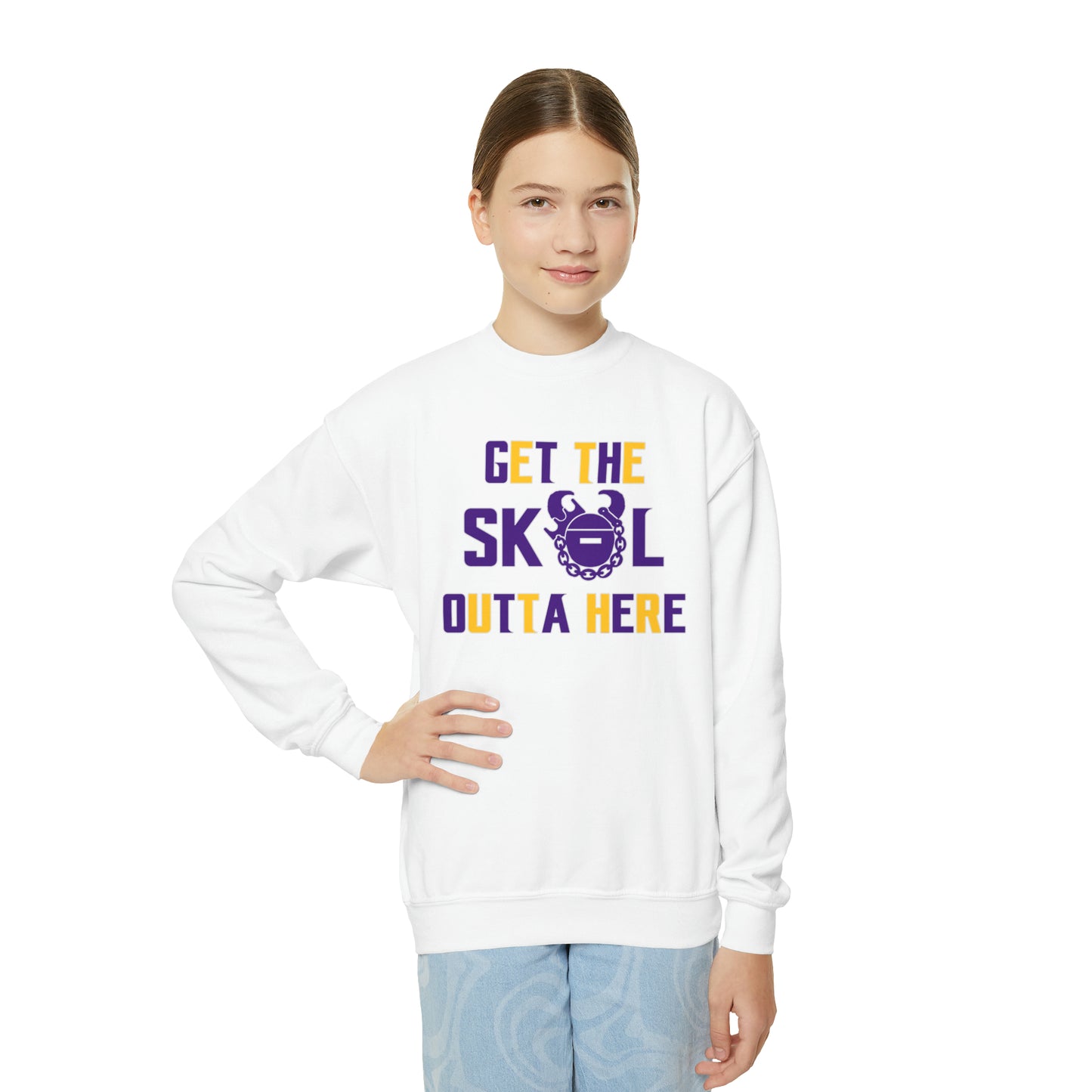 Youth Crewneck - Get OUTTA Here