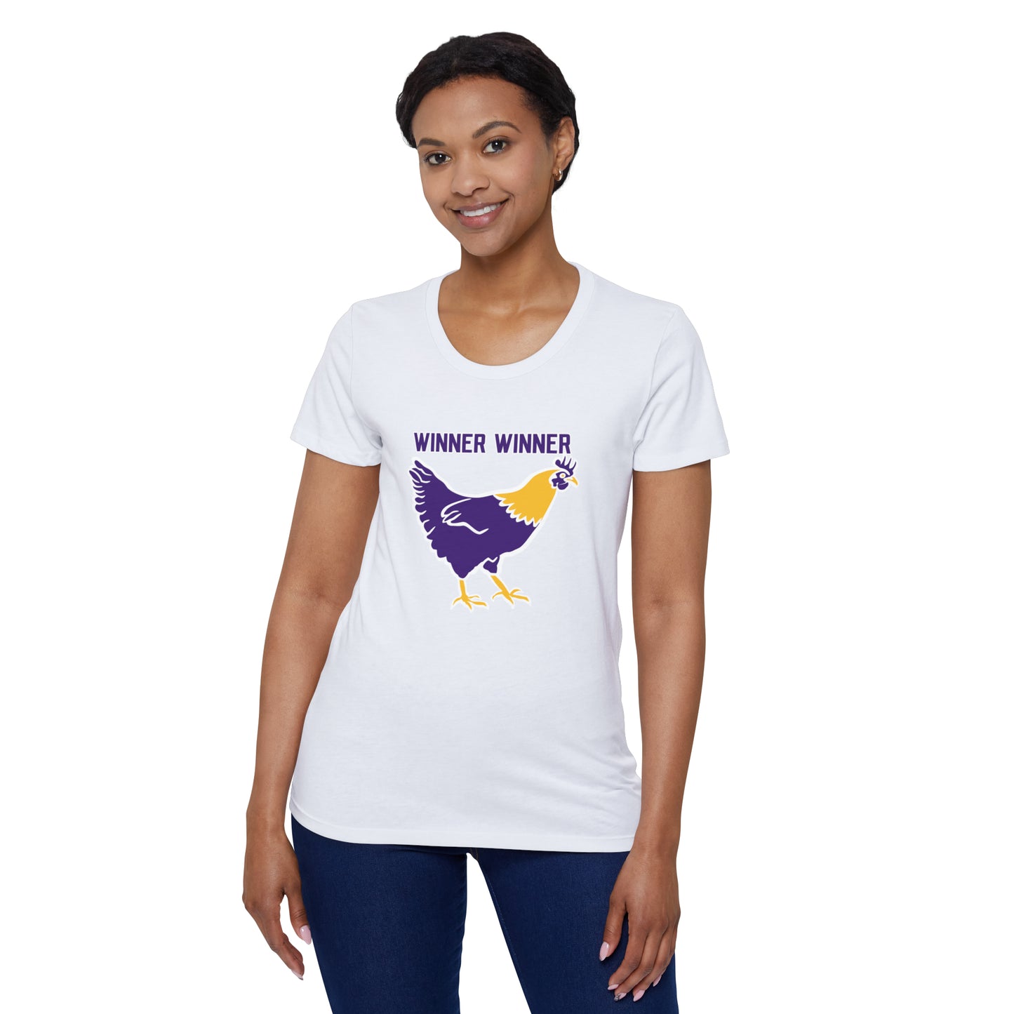 Women's Organic T - Winner Winner Chicken Dinner