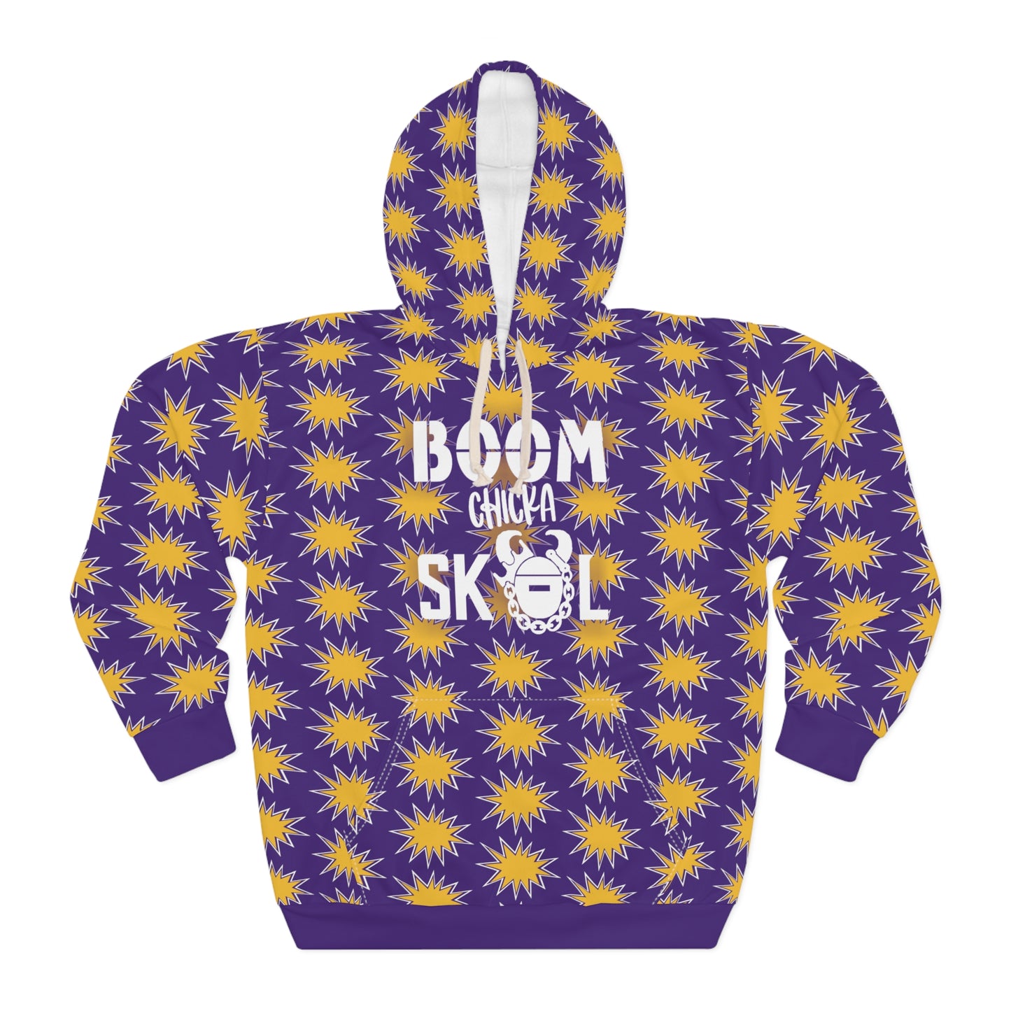Unisex Pullover Hoodie - Booms - BOOM chicka