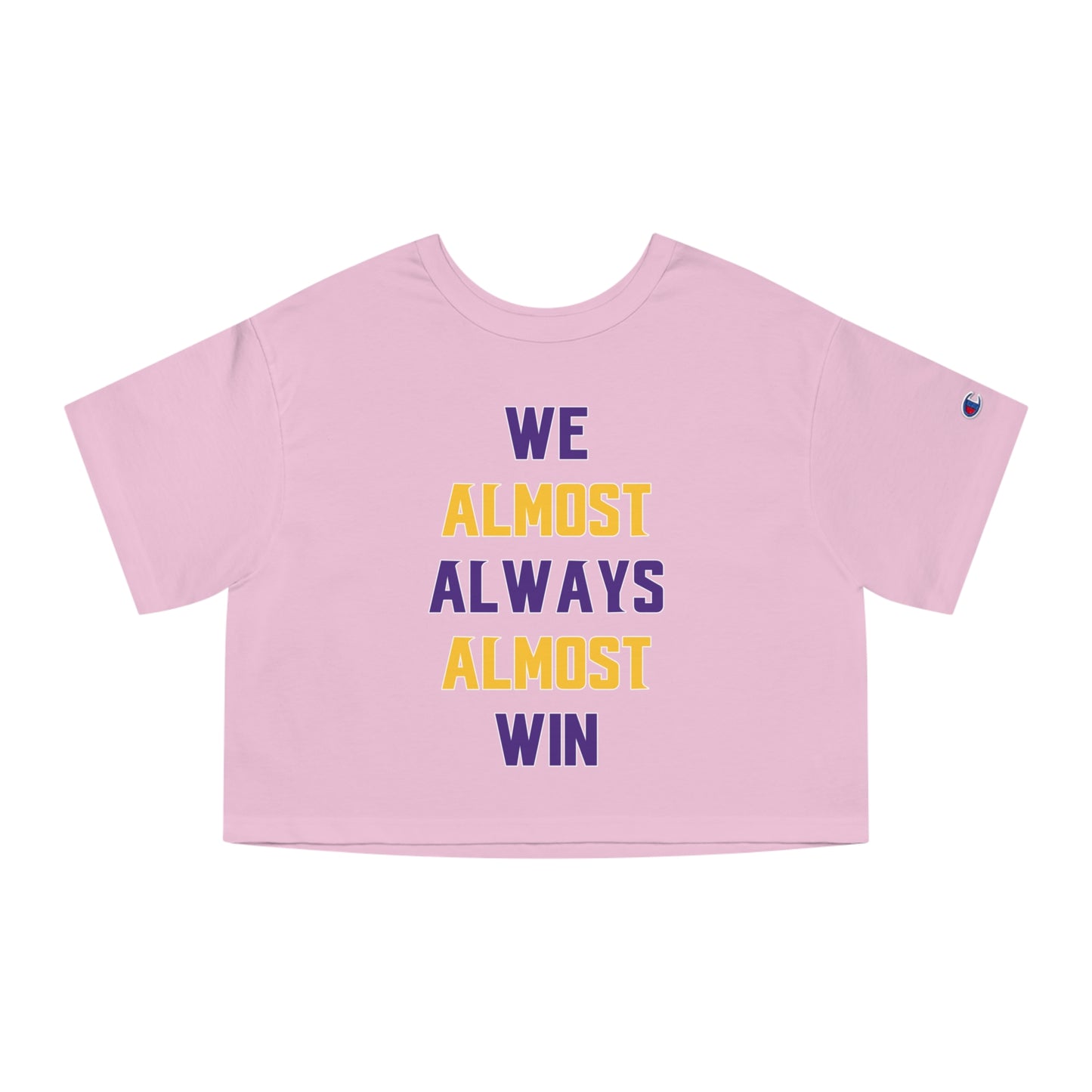Women's Champion Heritage Cropped Top - ALMOST
