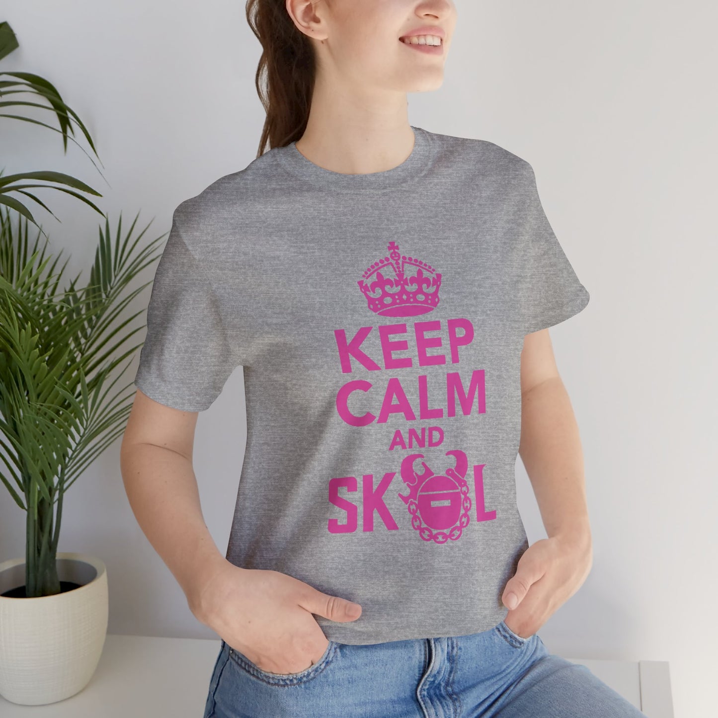 Unisex Jersey Short Sleeve Tee - Keep Calm