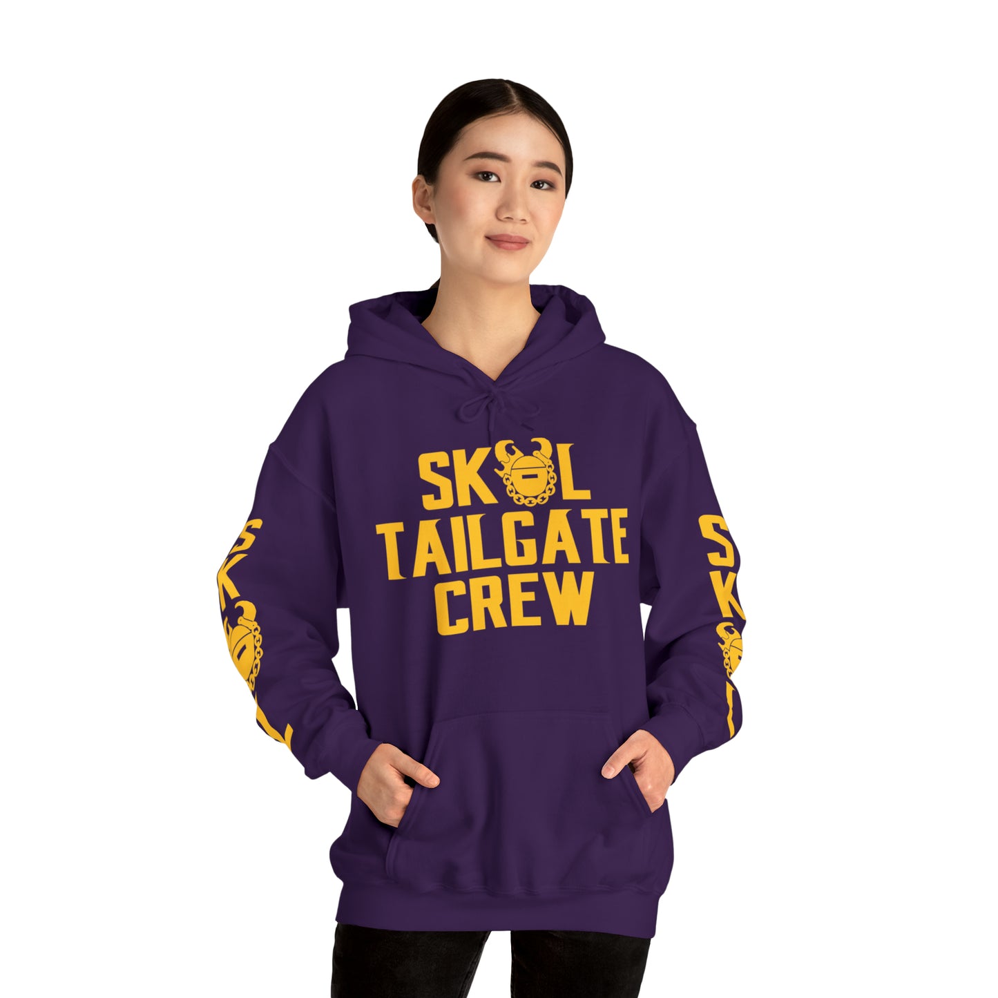 Unisex Heavy Blend™ Hooded Sweatshirt - Tailgate Crew + Original (Sleeves)