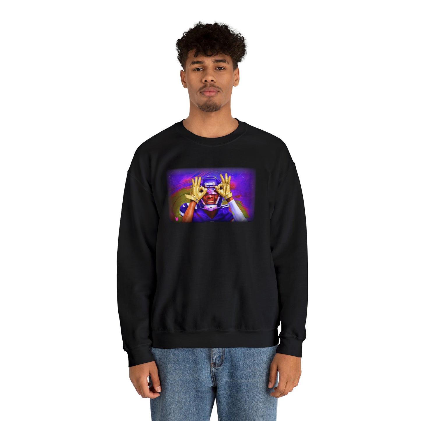 Unisex Heavy Blend™ Crewneck - Griddy (Color Blast)