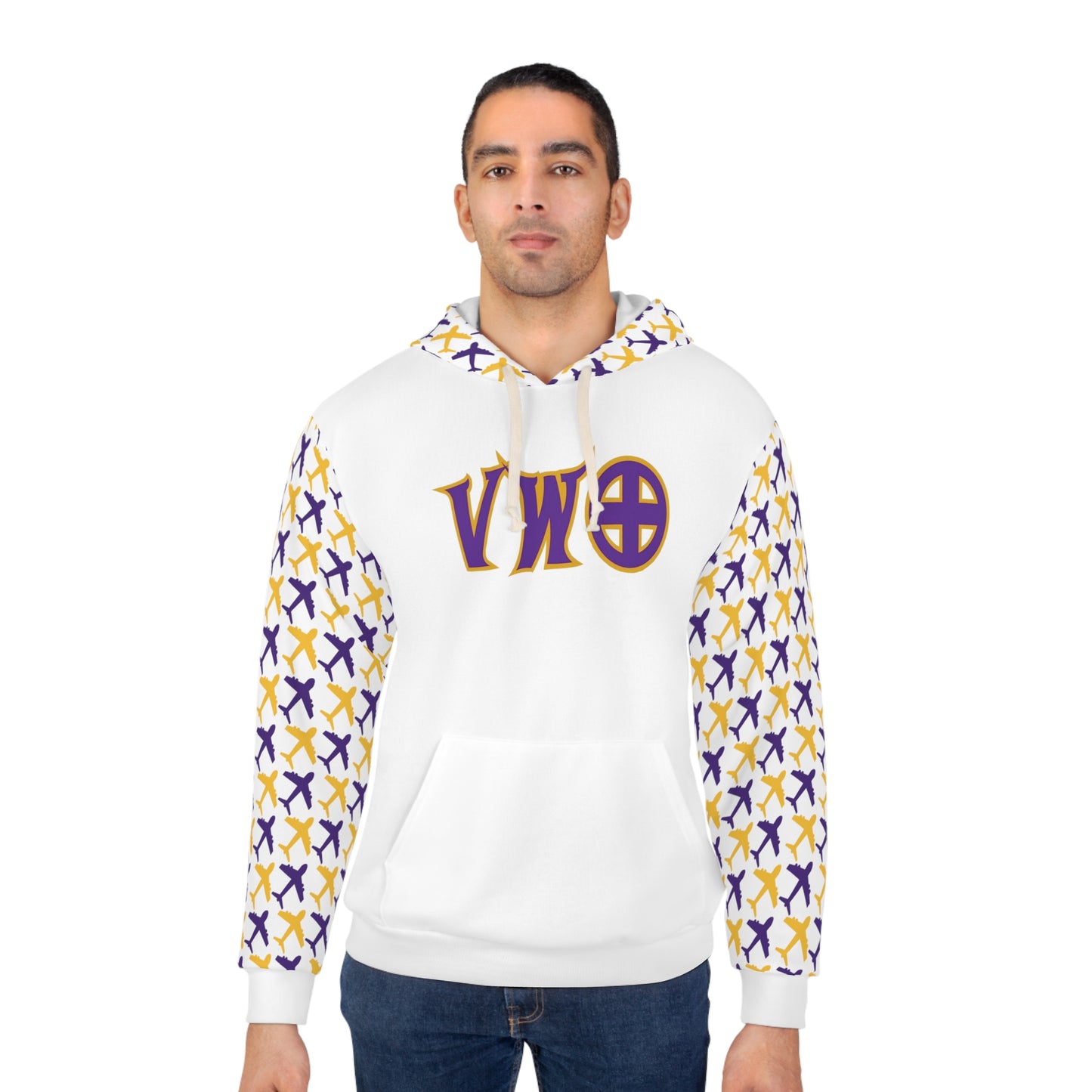 Unisex Pullover Hoodie - Jet Planes - V-W-O