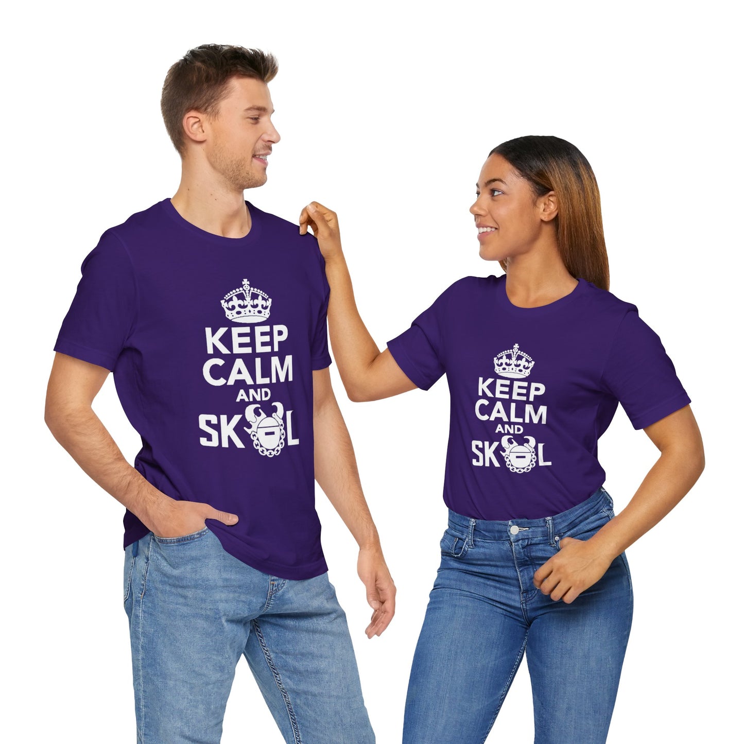 Unisex Jersey Short Sleeve Tee - Keep Calm