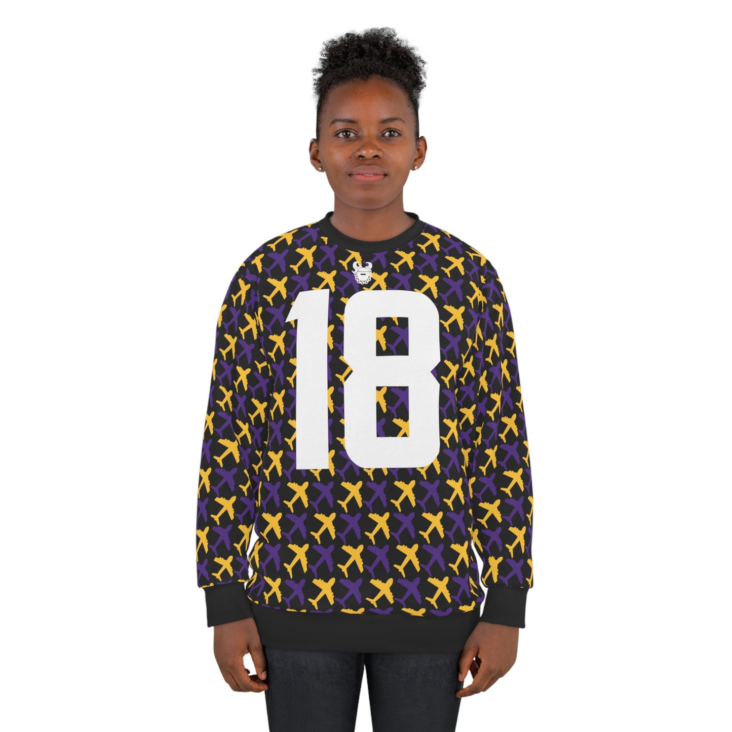 Unisex Crewneck - Jet Planes - Jersey #18