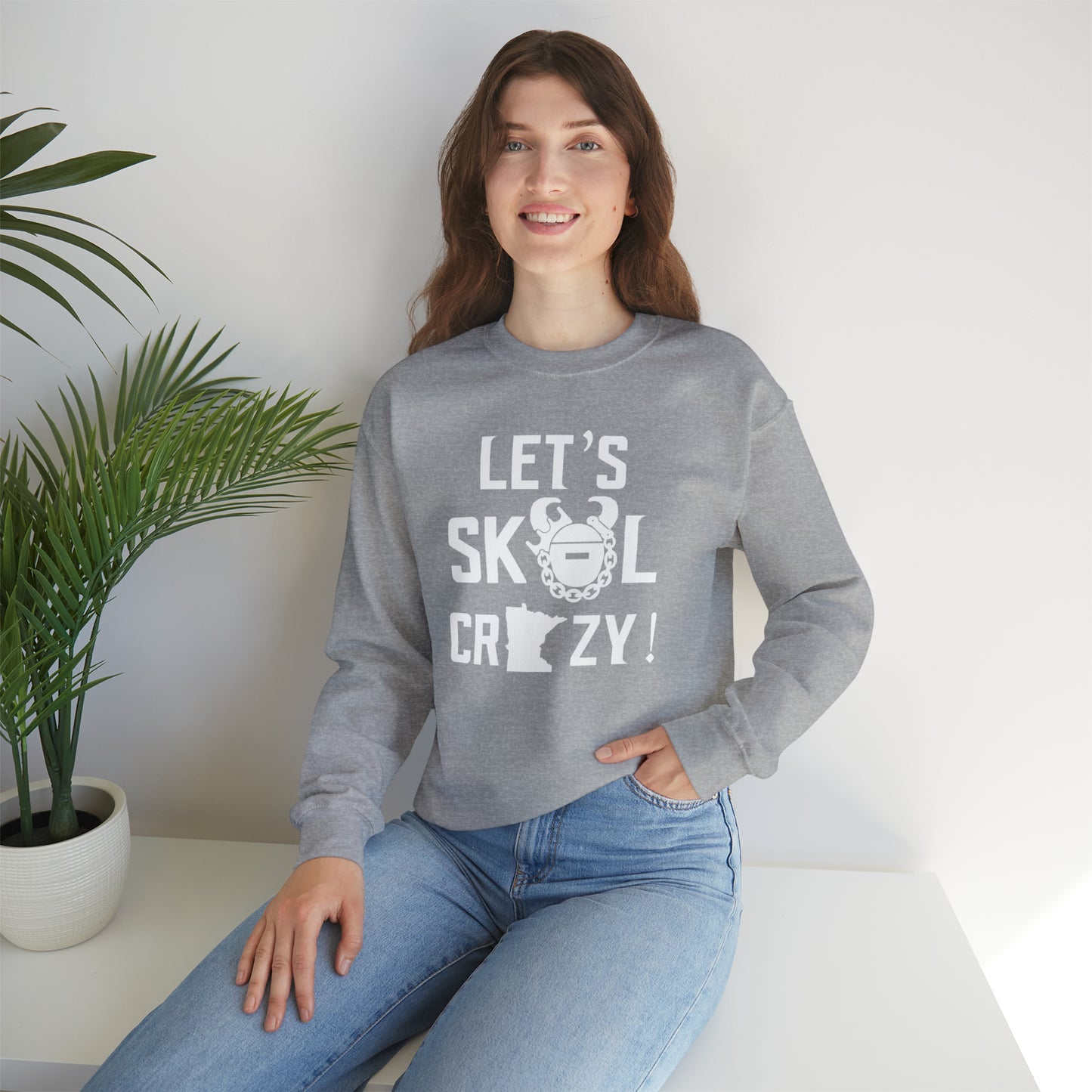 Unisex Heavy Blend™ Crewneck - Let's go Crazy!