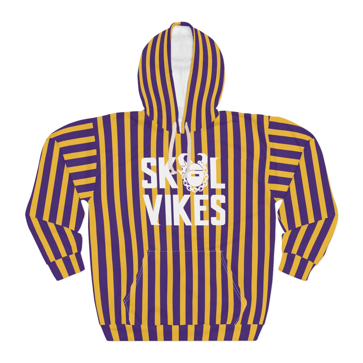Unisex Pullover Hoodie - Stripes - Vikes