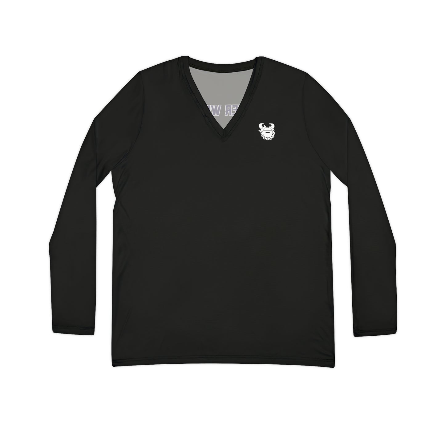 Women's Long Sleeve V-neck Shirt - Winner Winner Chicken Dinner