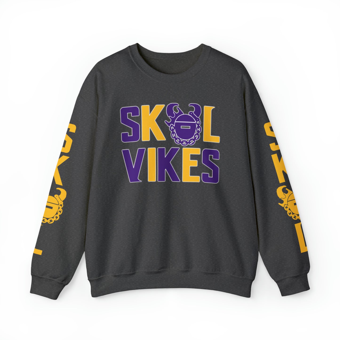 Unisex Heavy Blend™ Crewneck - Vikes + The Original (Sleeves)