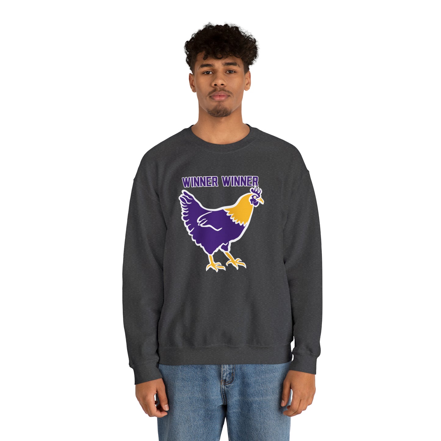 Unisex Heavy Blend™ Crewneck - Winner Winner Chicken Dinner