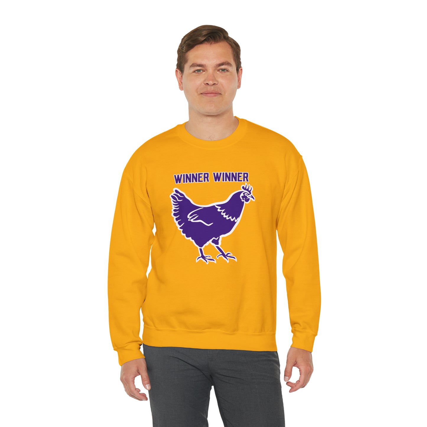 Unisex Heavy Blend™ Crewneck - Winner Winner Chicken Dinner