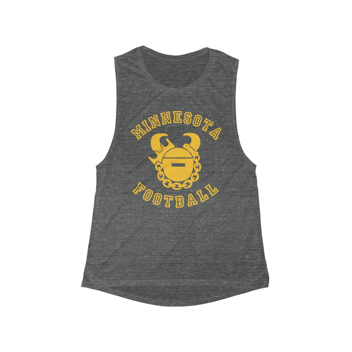 Women's Flowy Scoop Muscle Tank - Minnesota Football