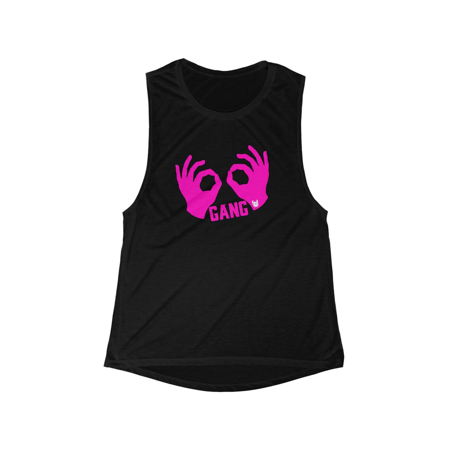 Women's Flowy Scoop Muscle Tank - Griddy Gang