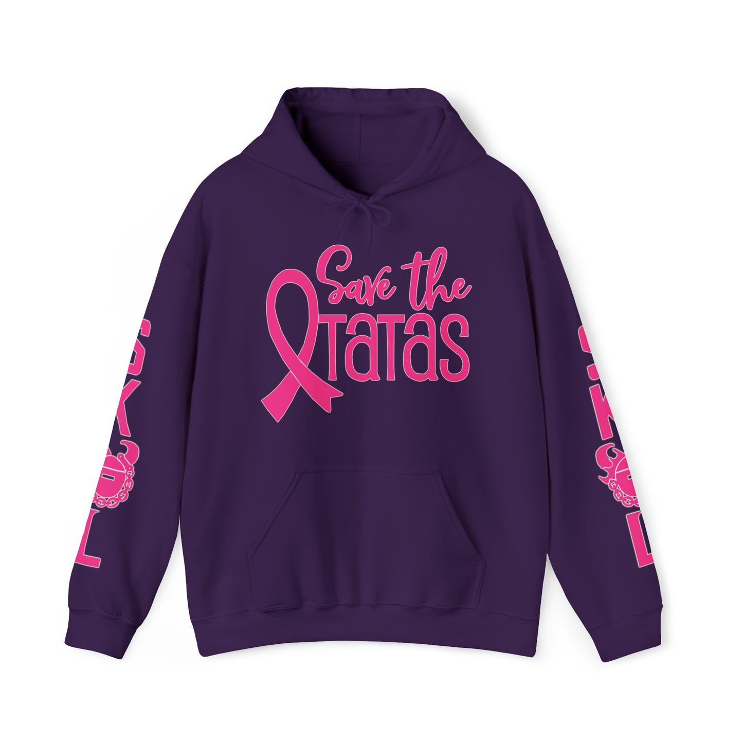 Unisex Heavy Blend™ Hooded Sweatshirt - Save the TaTas + Original (Sleeves)