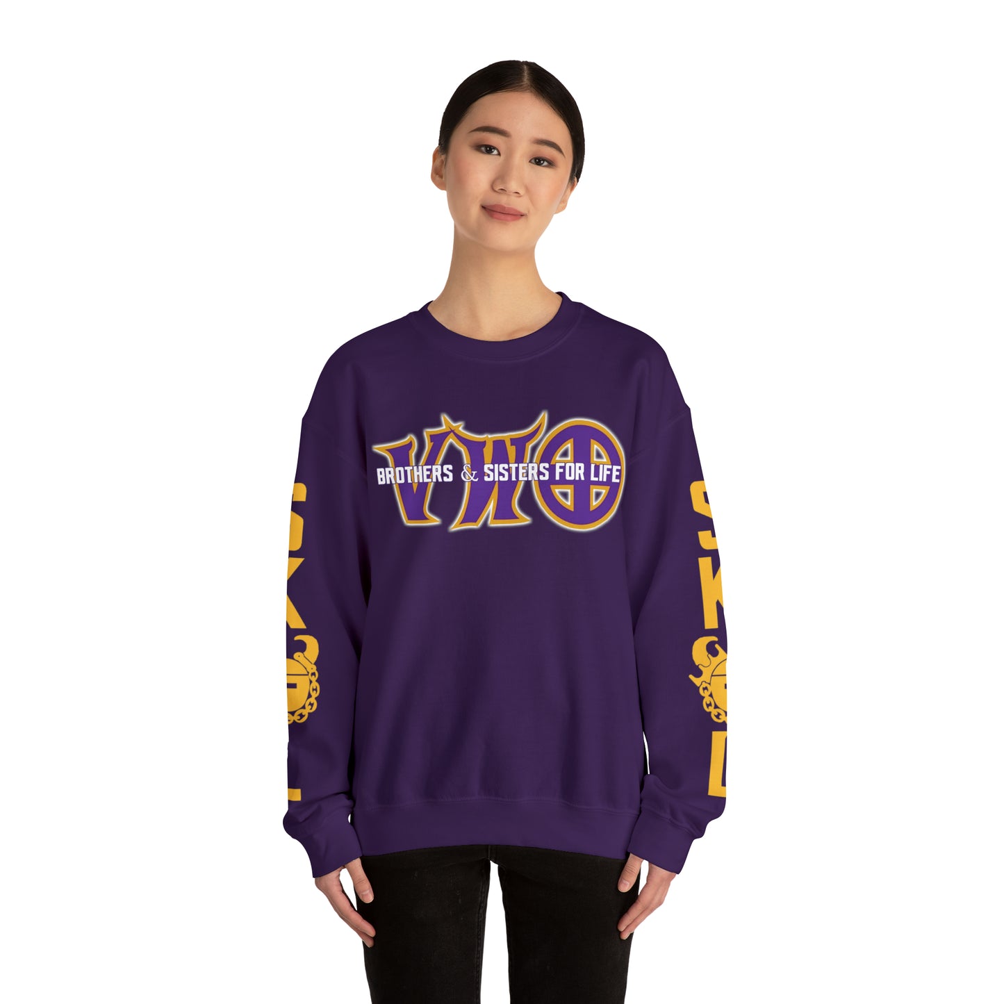 Unisex Heavy Blend™ Crewneck - VWO Brothers & Sisters + The Original (Sleeves)
