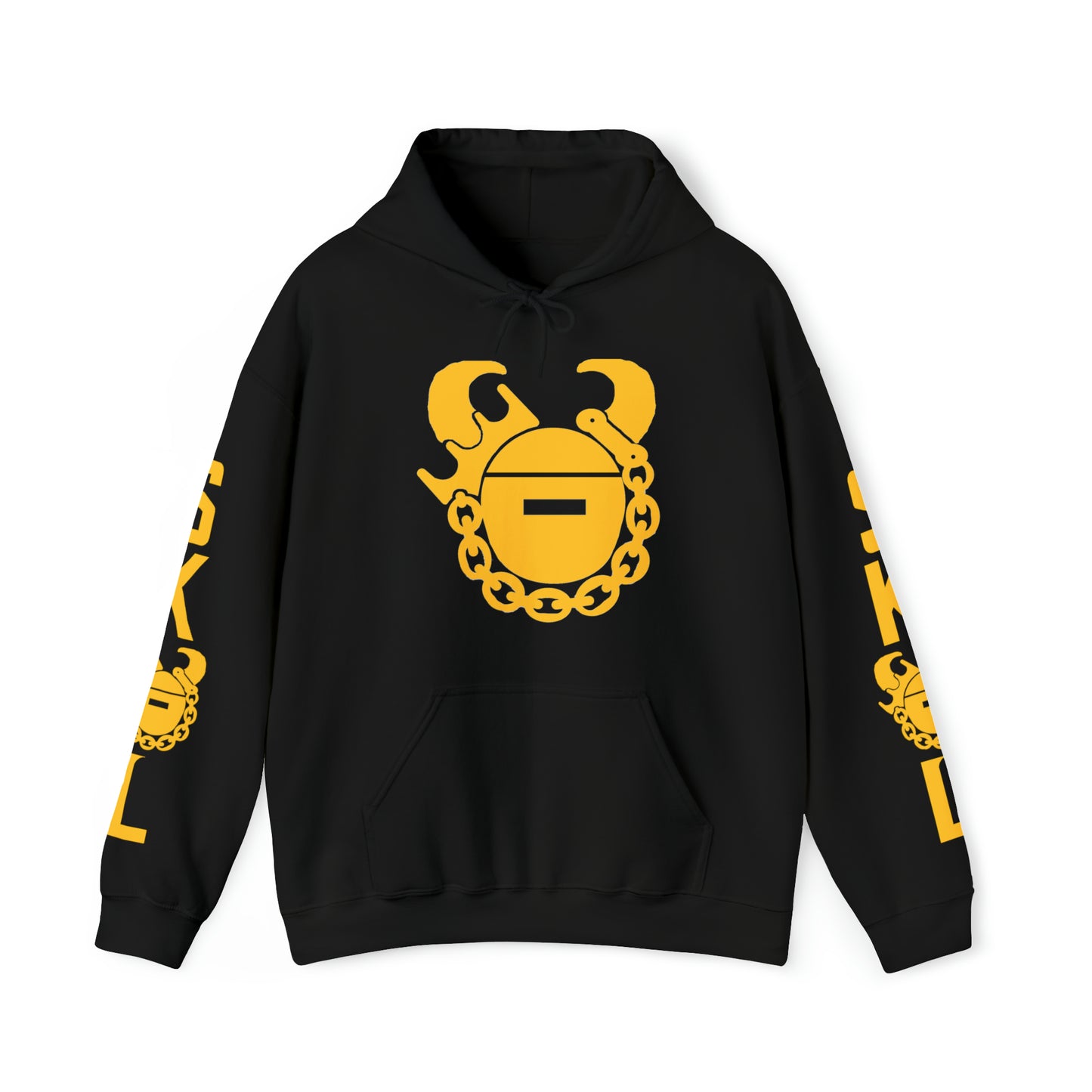Unisex Heavy Blend™ Hooded Sweatshirt - Game Day Helmet + Original (Sleeves)