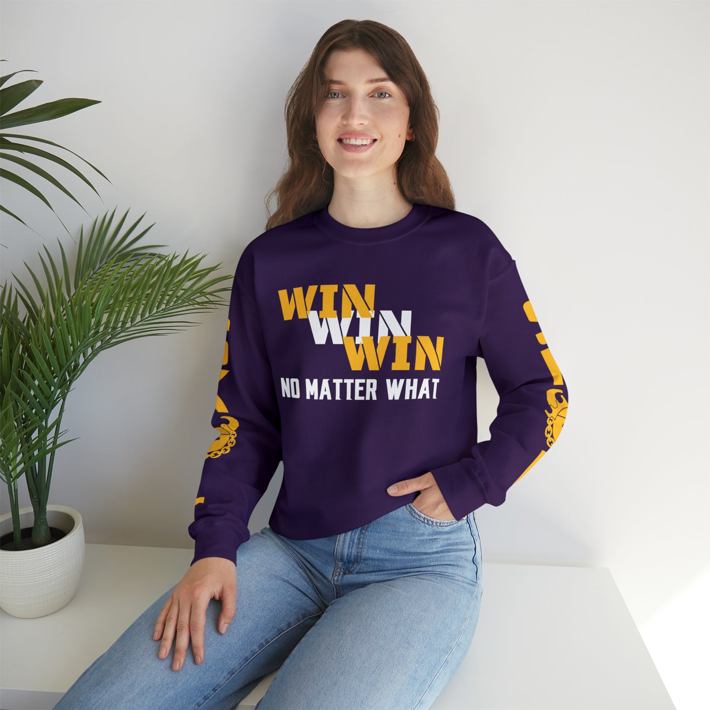 Unisex Heavy Blend™ Crewneck - No Matter What + The Original (Sleeves)
