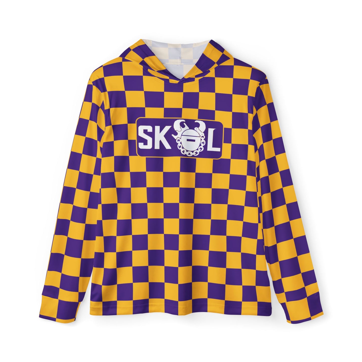 Men's Sports Warmup Hoodie - Checkerboard