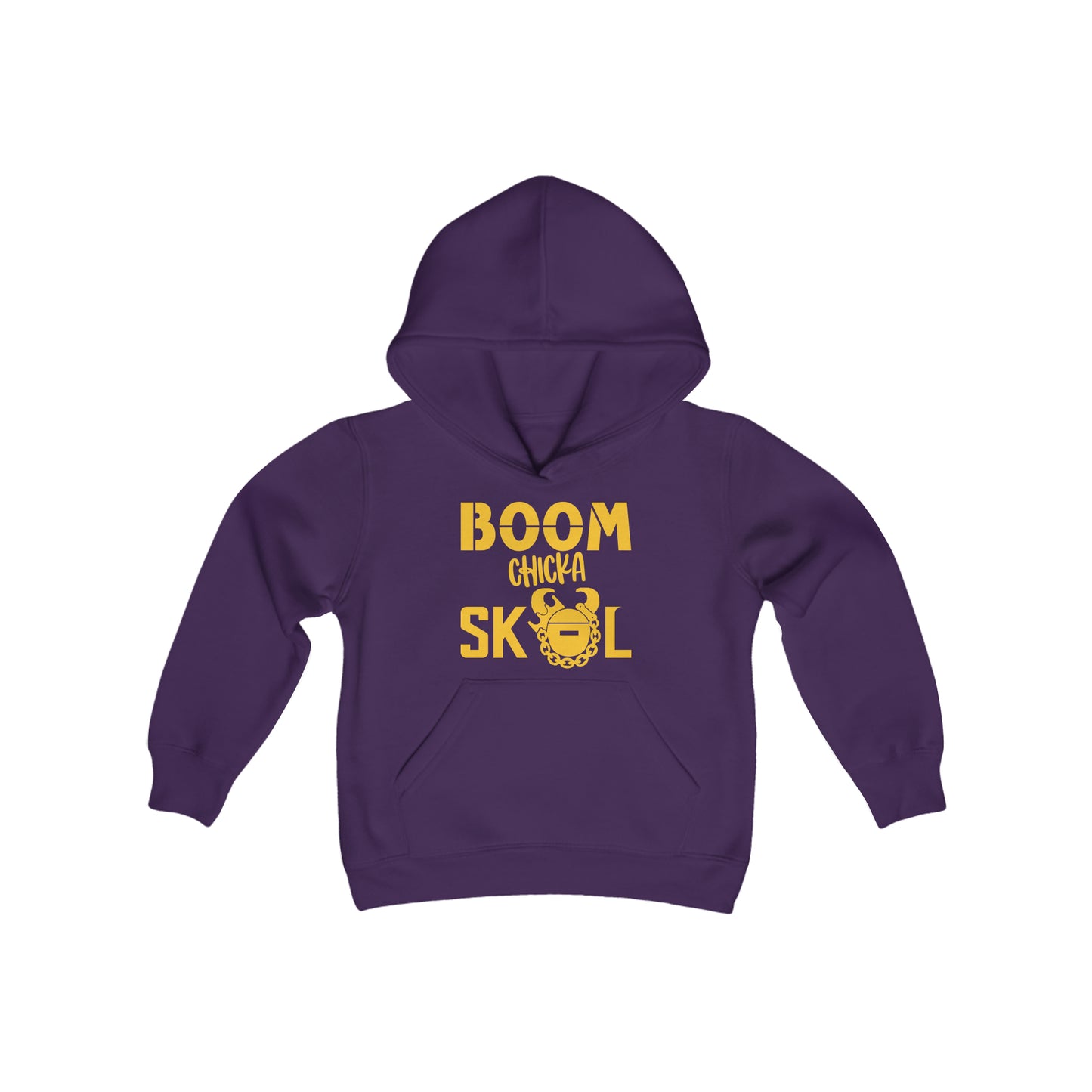 Youth Heavy Blend Hoodie - BOOM chicka