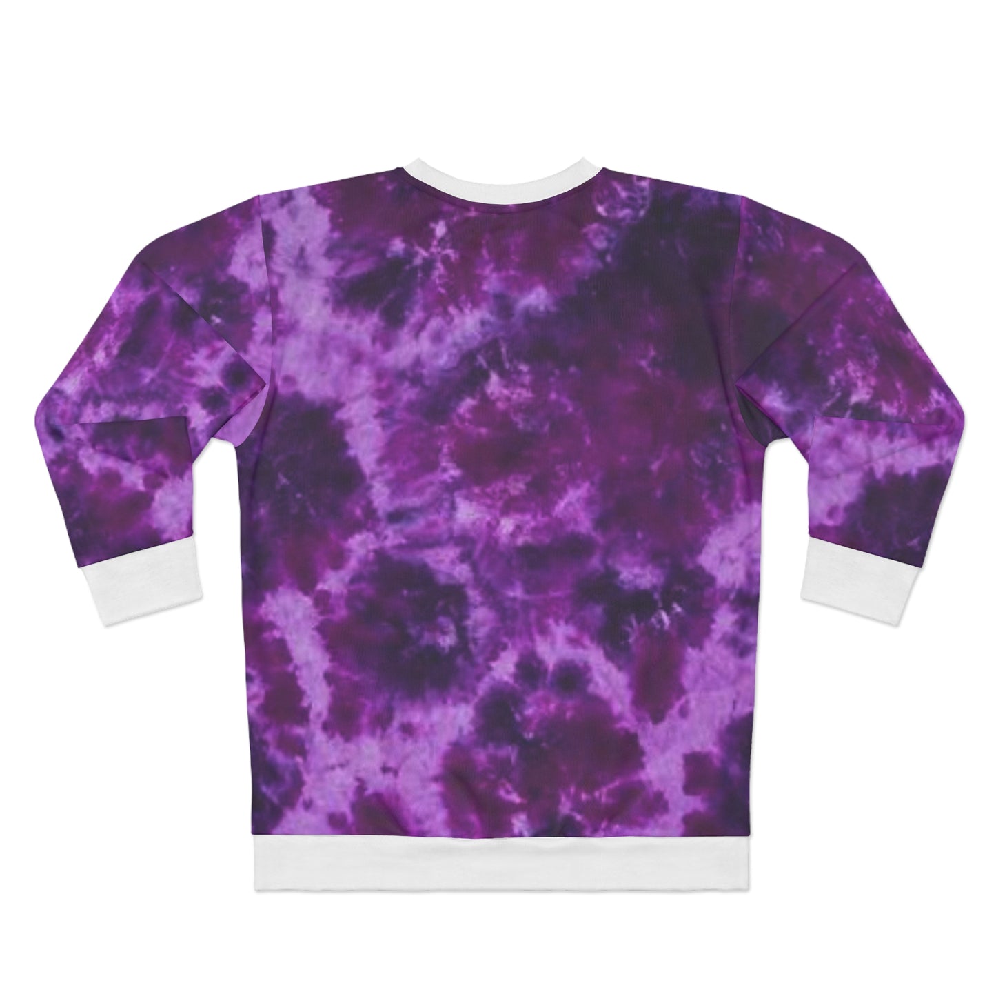 Unisex Crewneck - Purple Tie-Dye - Game Day Helmet