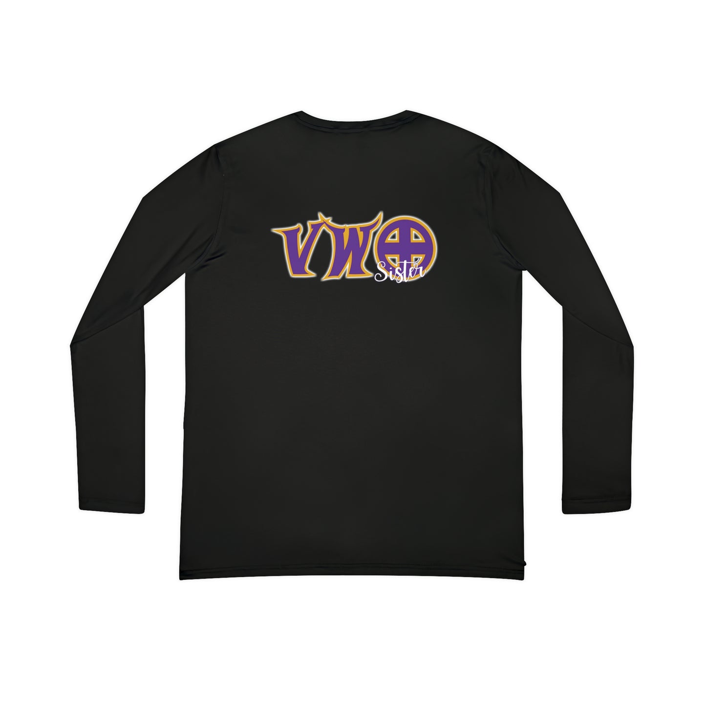Women's Long Sleeve V-neck Shirt - VWO Sister
