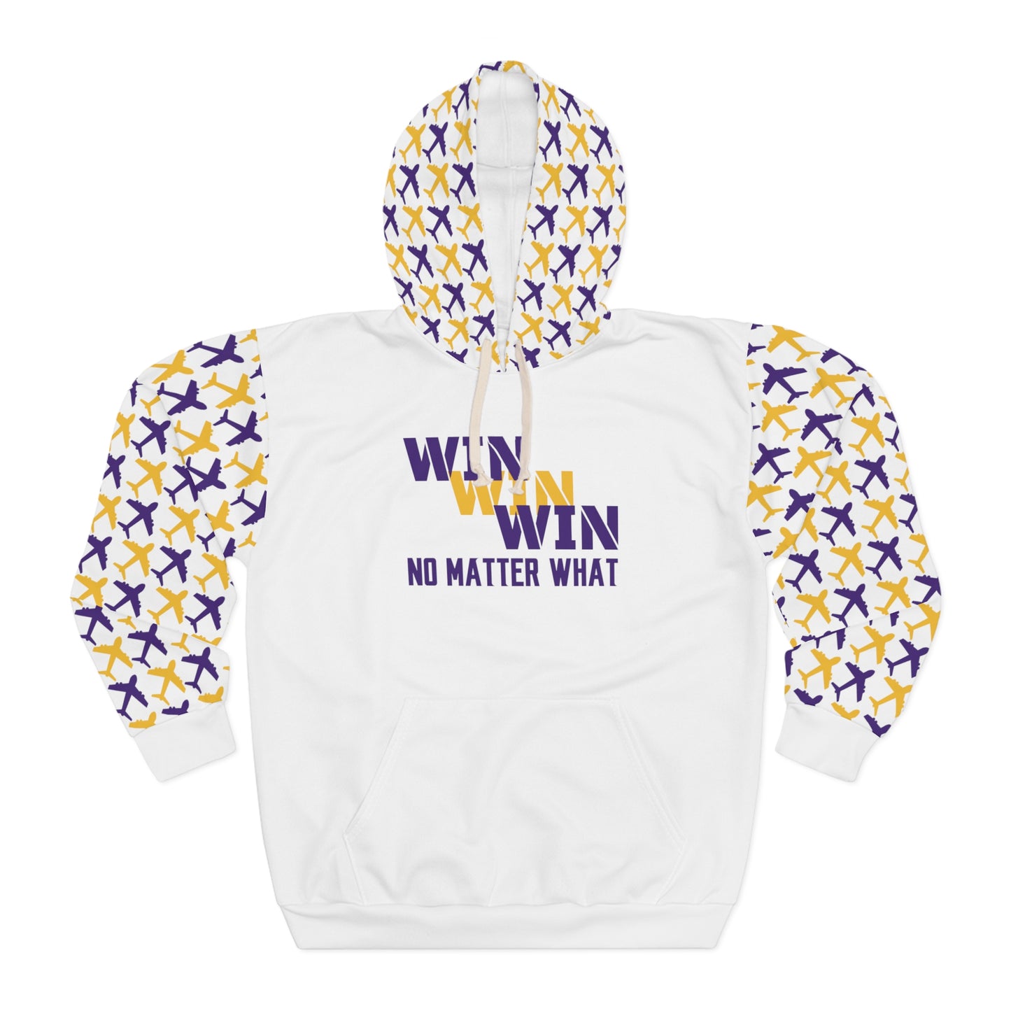 Unisex Pullover Hoodie - Jet Planes - No Matter What