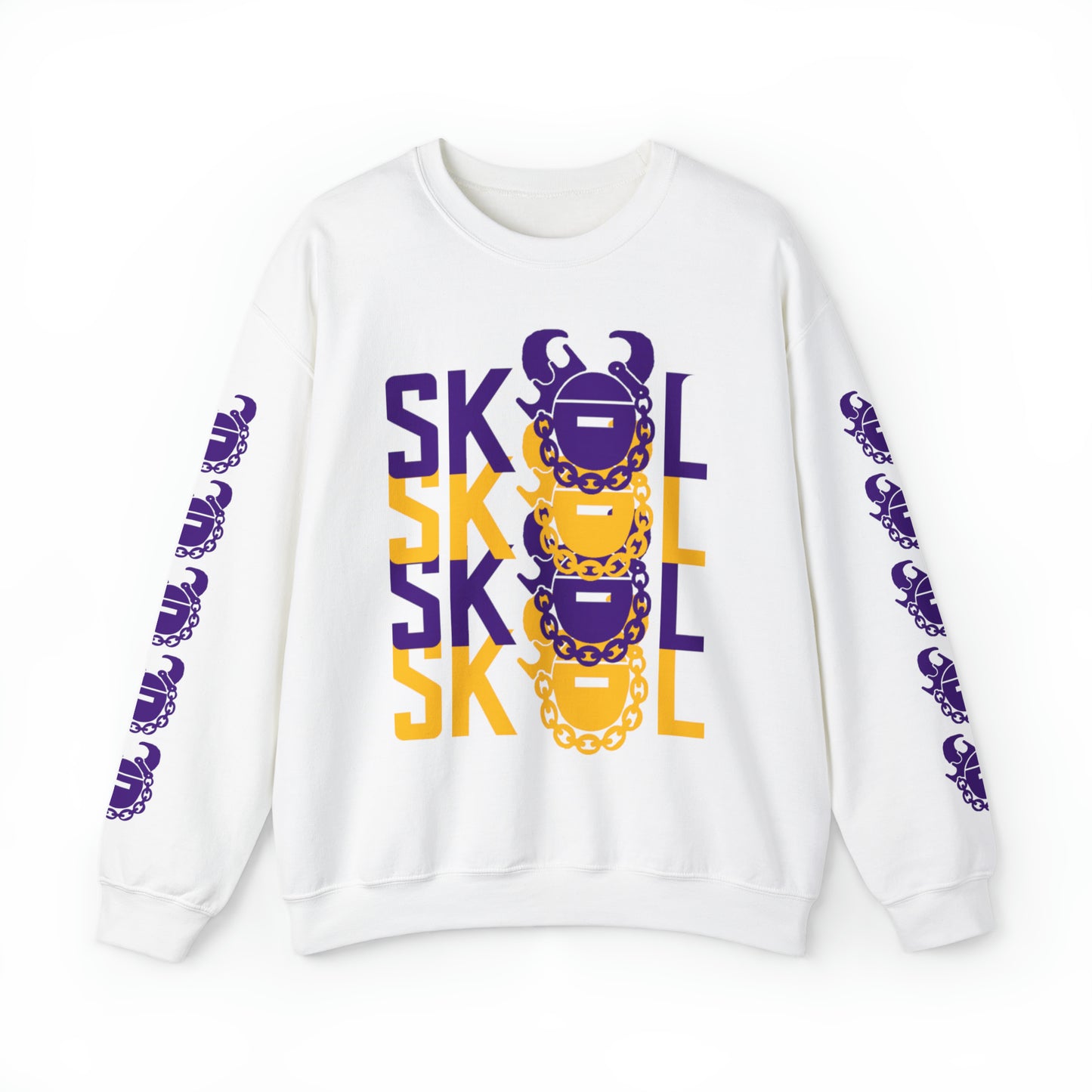 Unisex Heavy Blend™ Crewneck - 4x + Game Day Helmet (Sleeves)