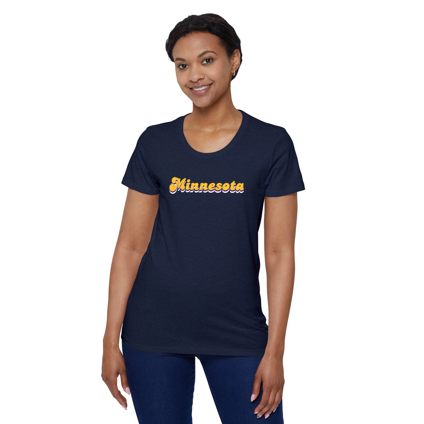 Women's Organic T - Minnesota (Retro)