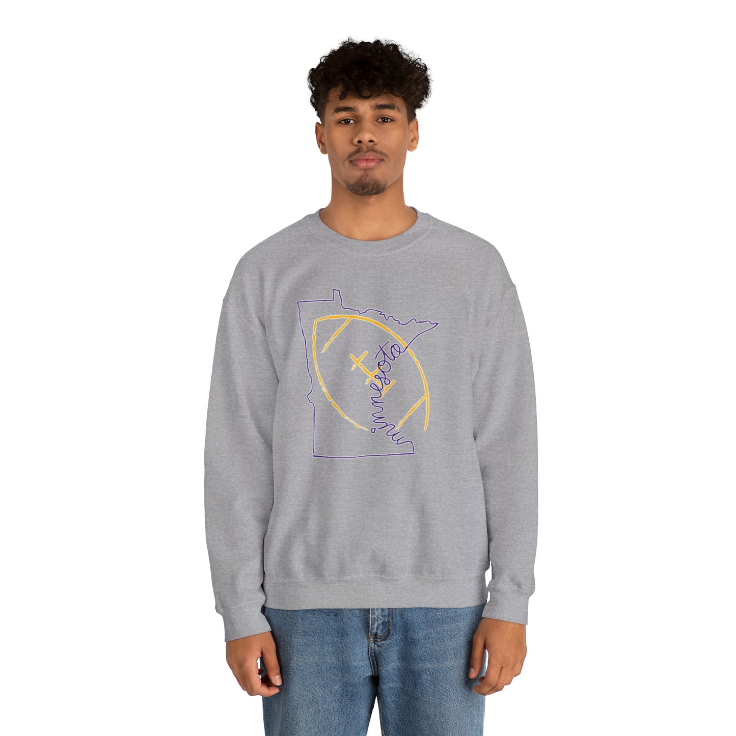 Unisex Heavy Blend™ Crewneck - MN State Football