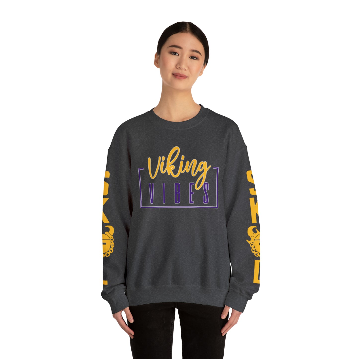 Unisex Heavy Blend™ Crewneck - Vibes + The Original (Sleeves)