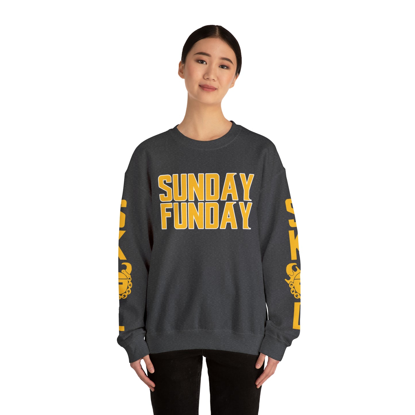 Unisex Heavy Blend™ Crewneck - SUNDAY FUNDAY + The Original (Sleeves)