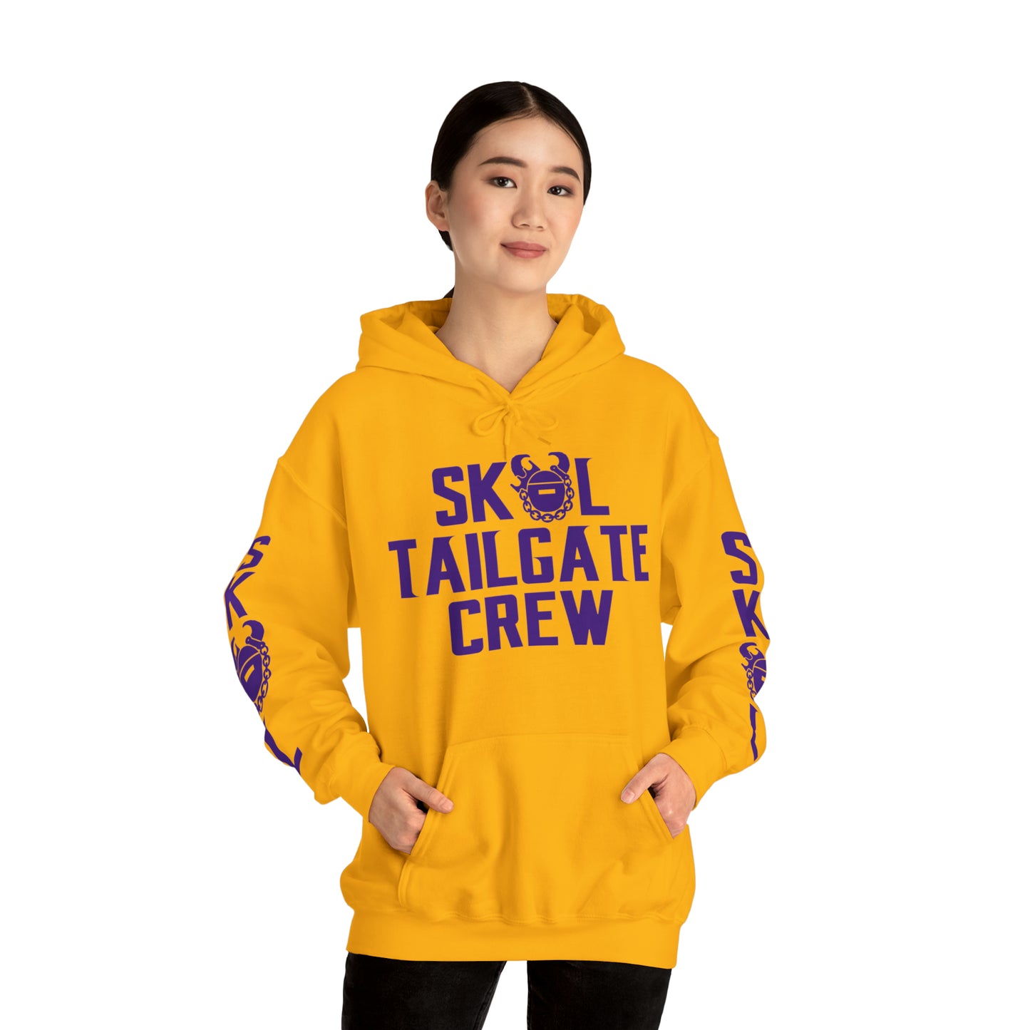 Unisex Heavy Blend™ Hooded Sweatshirt - Tailgate Crew + Original (Sleeves)