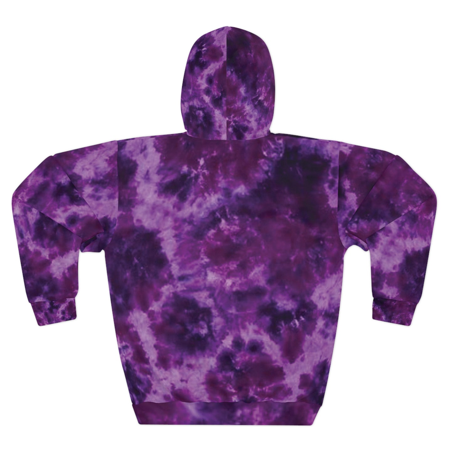 Unisex Pullover Hoodie - Purple Tie-Dye - SQUAD
